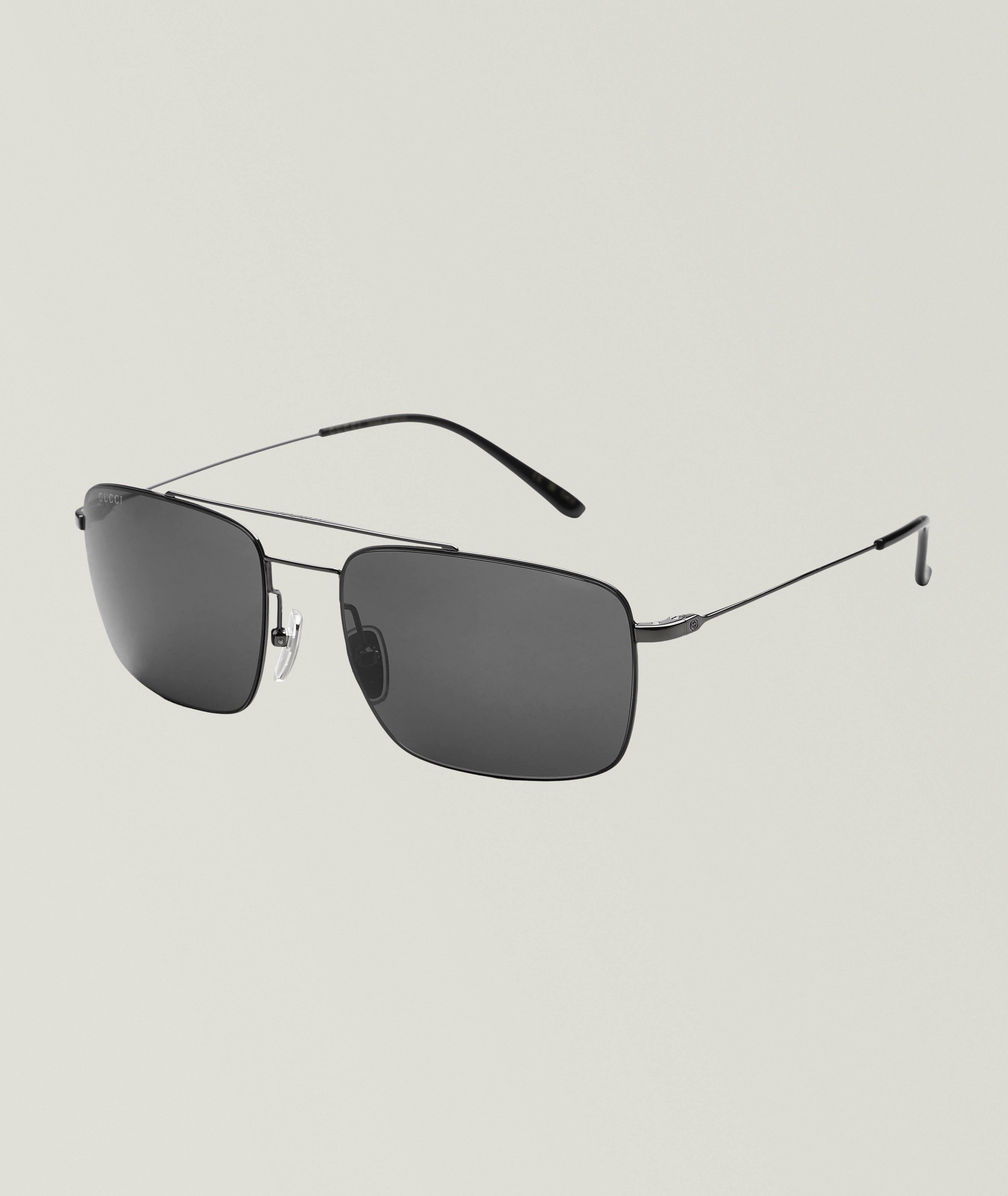 Rectangular Metal Sunglasses image 0