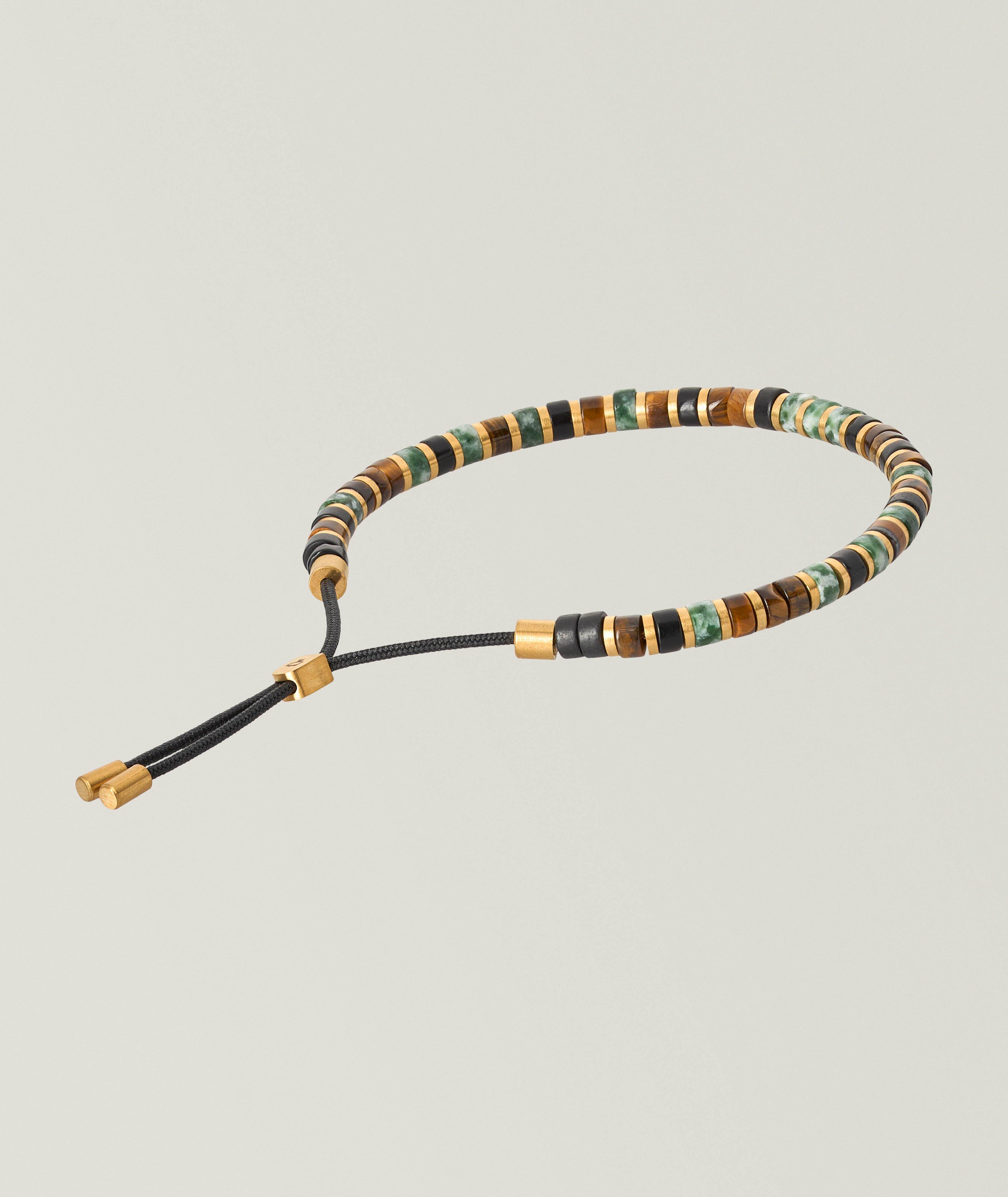 Brontide 4mm Adjustable Beaded Bracelet image 0