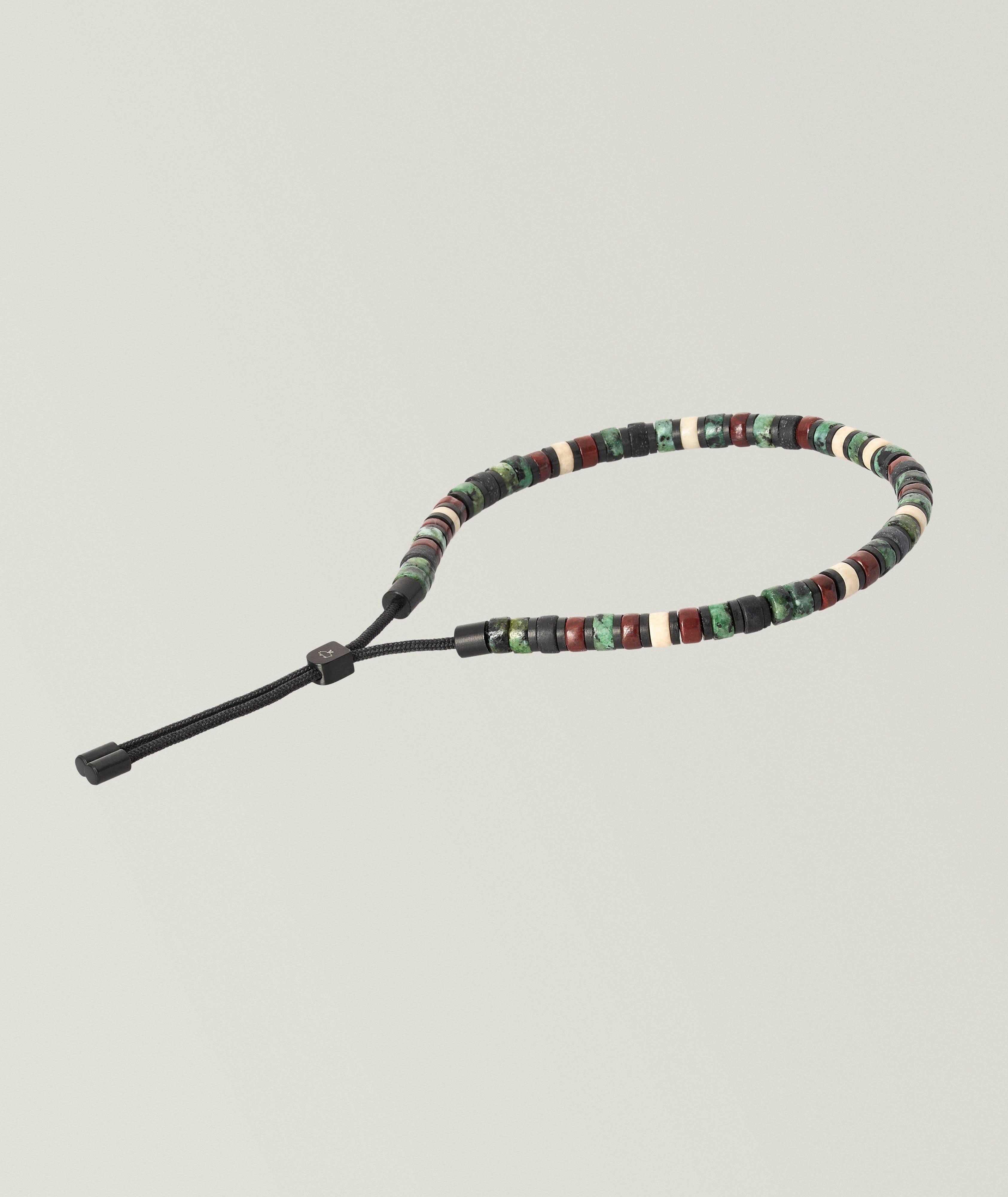 Pig & Hen P&H REYKJAVIK/BLK BRONTIDE 4MM ADJUSTABLE BRACELET