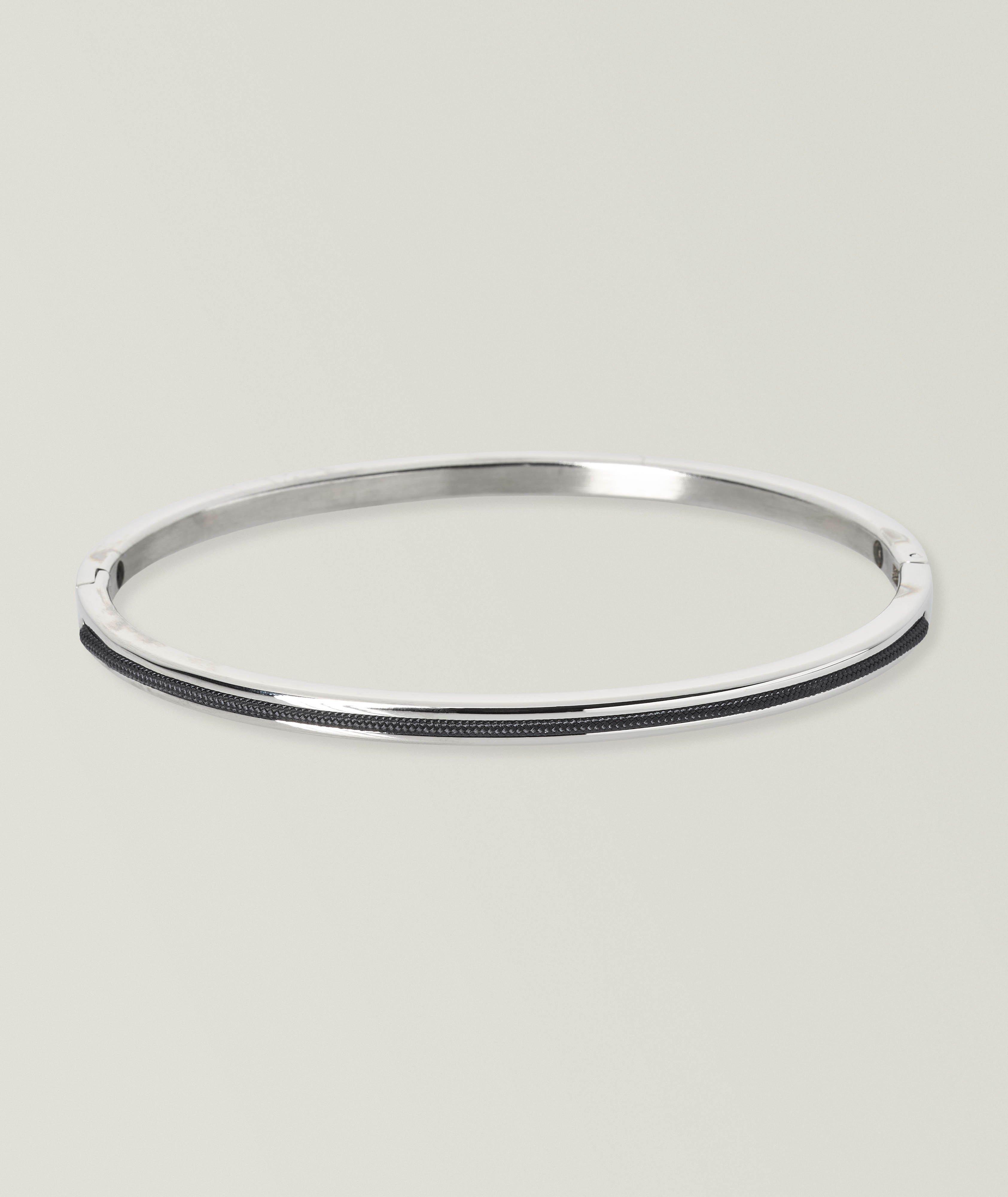 Pig & Hen P&H NVY/SLVR NAVARCH 4MM CLSD CUFF