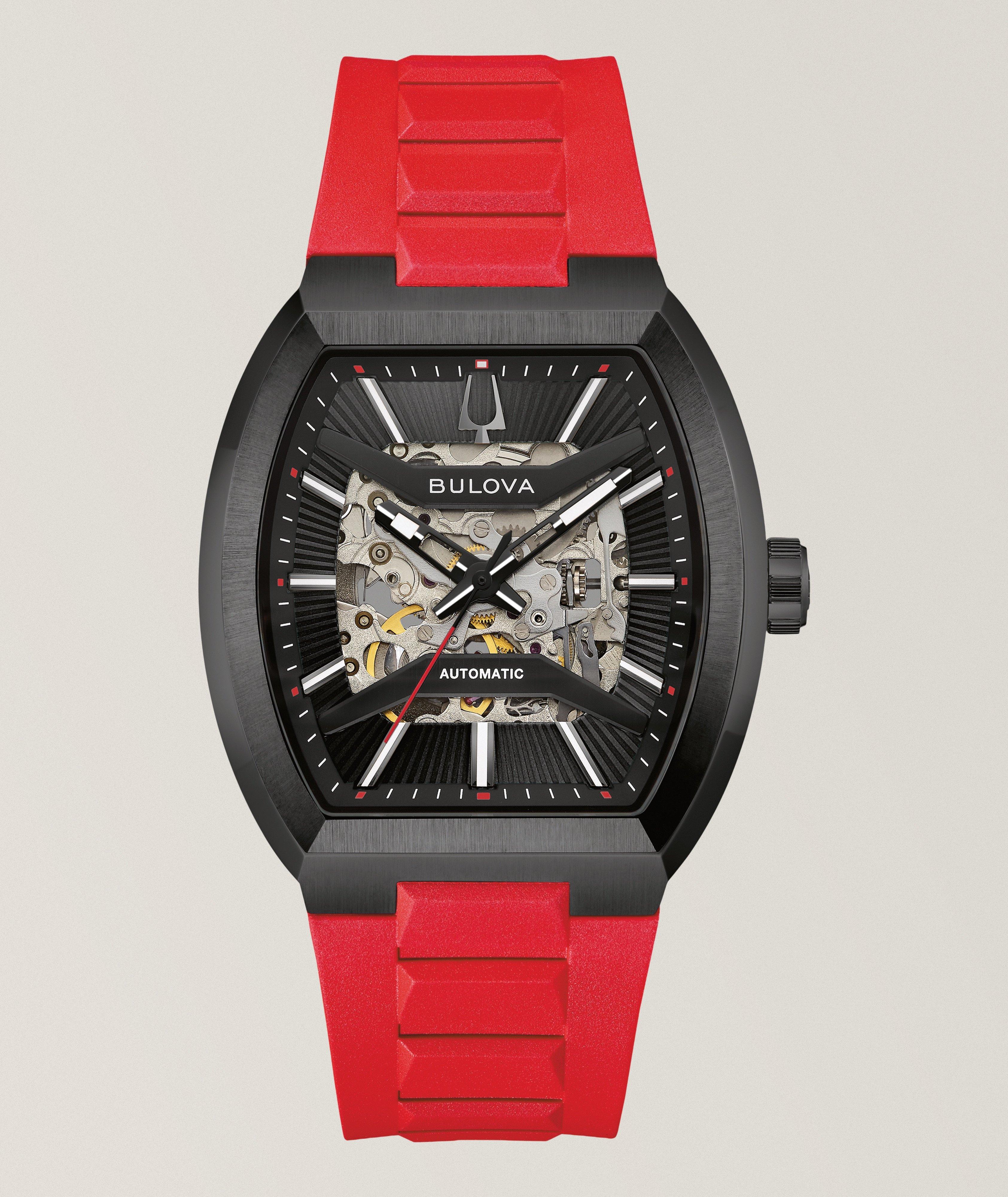 Bulova Maquina Automatic Rubber Watch 