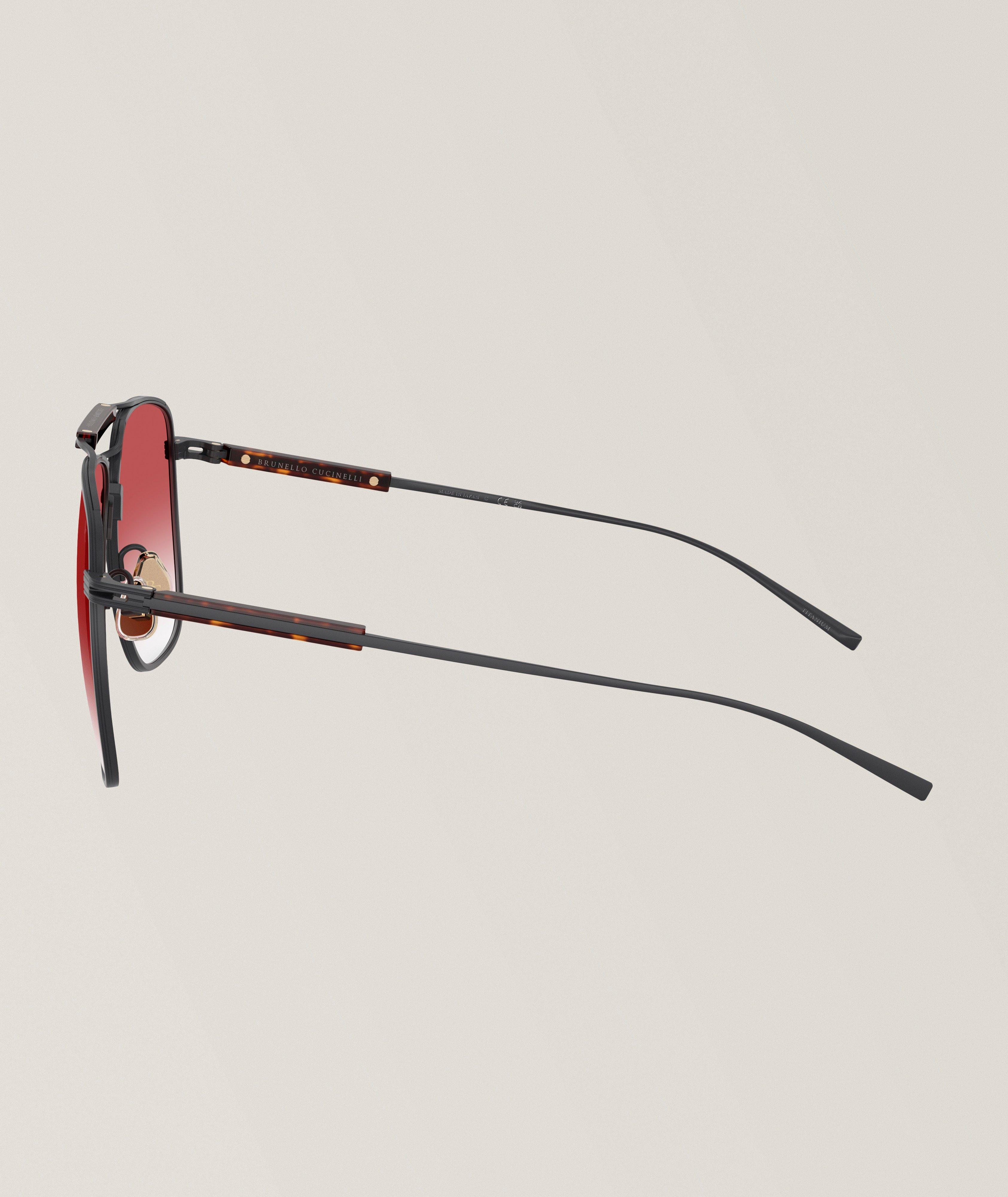 Gradient Aviator Sunglasses image 2