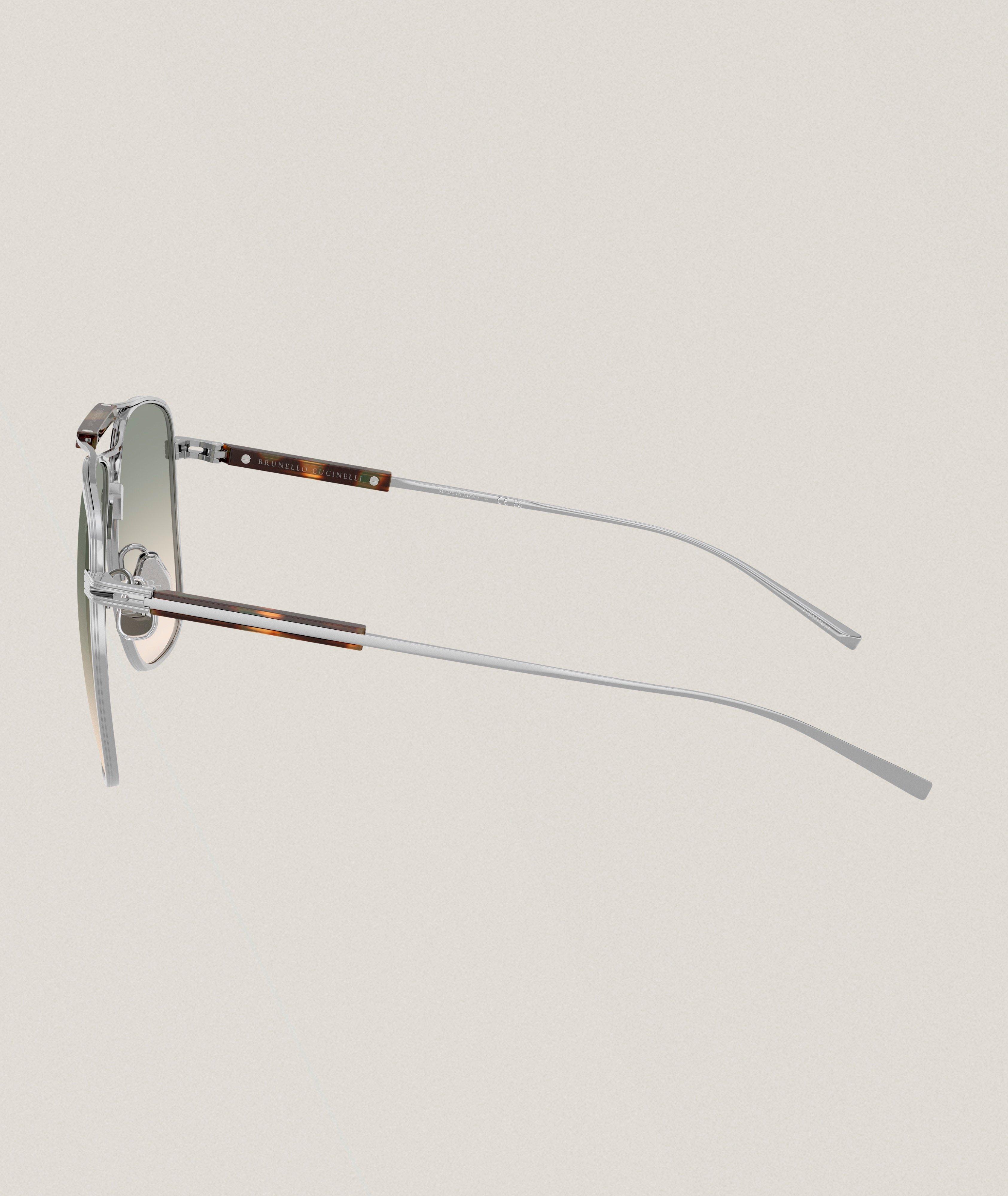 Titanium Square Sunglasses image 1