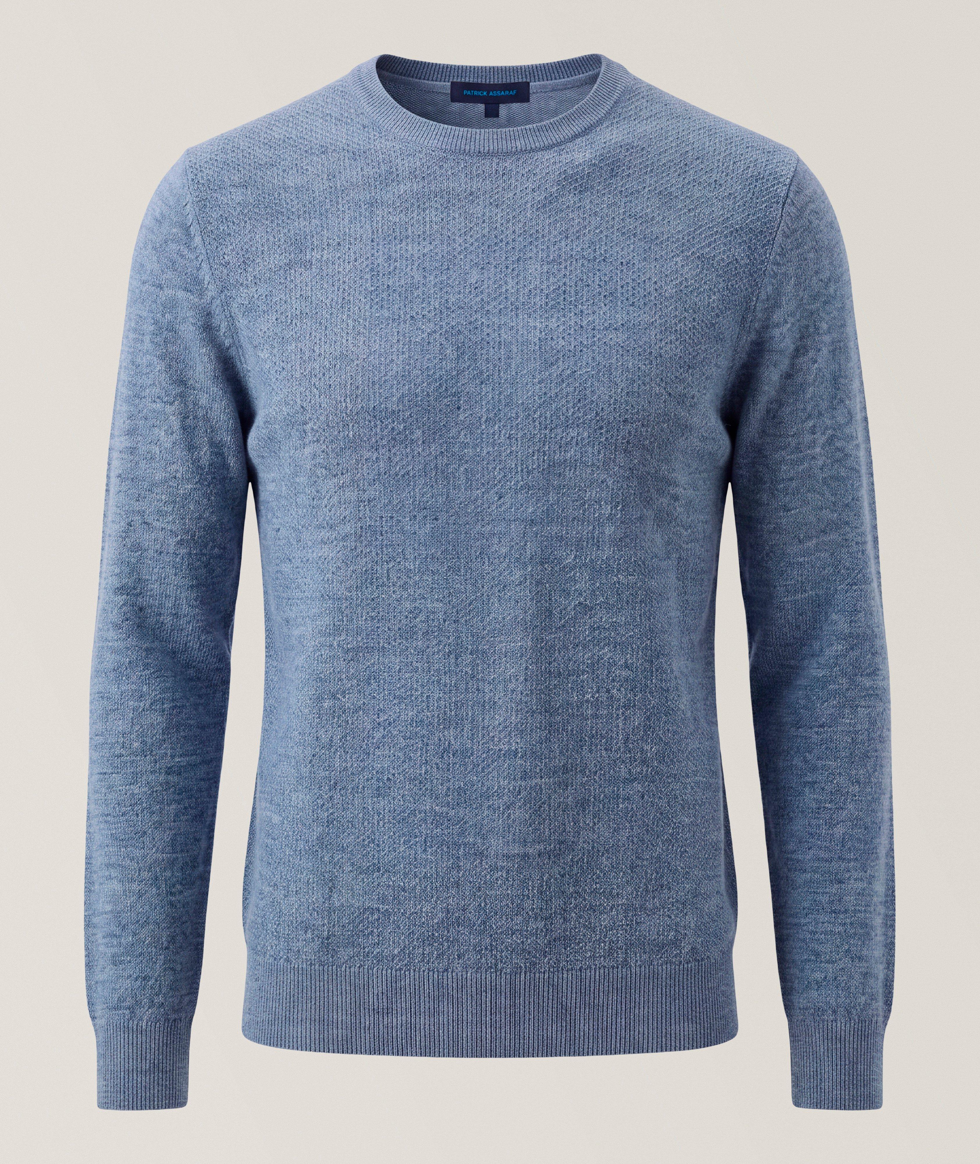 Hybrid-Stitch Extrafine Merino Wool Sweater image 0