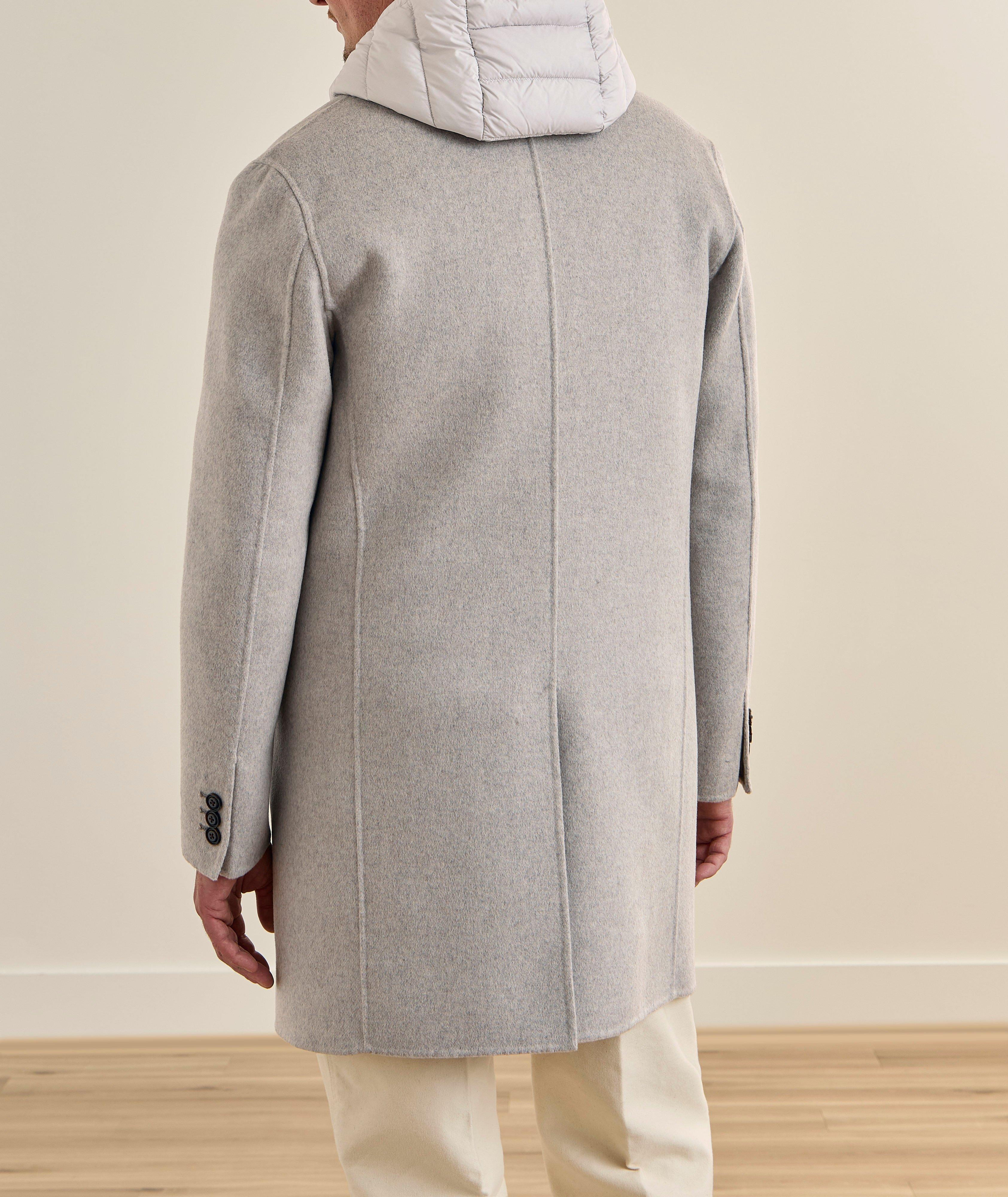 Removable Vest Wool-Blend Coat image 2