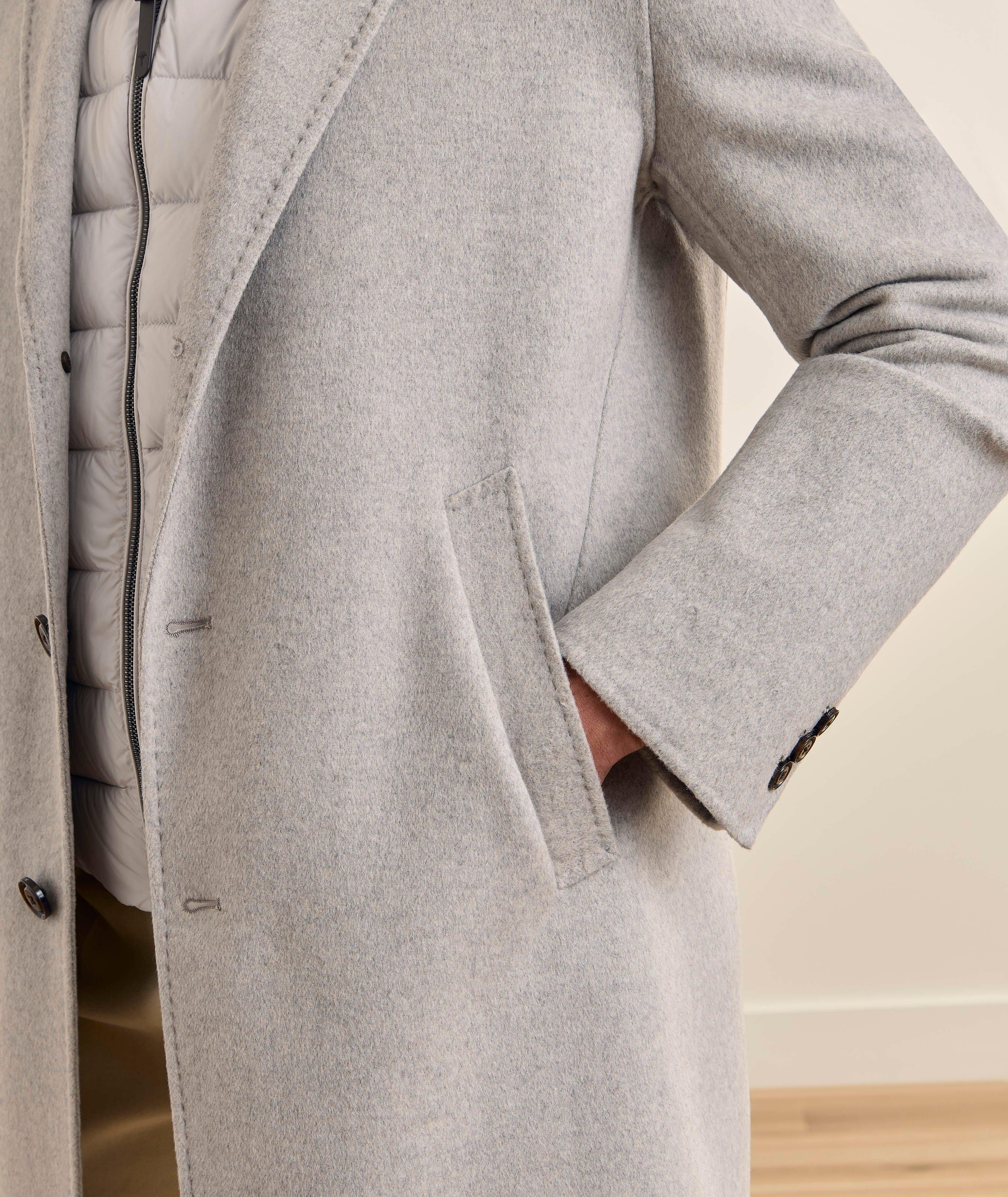 Removable Vest Wool-Blend Coat image 3