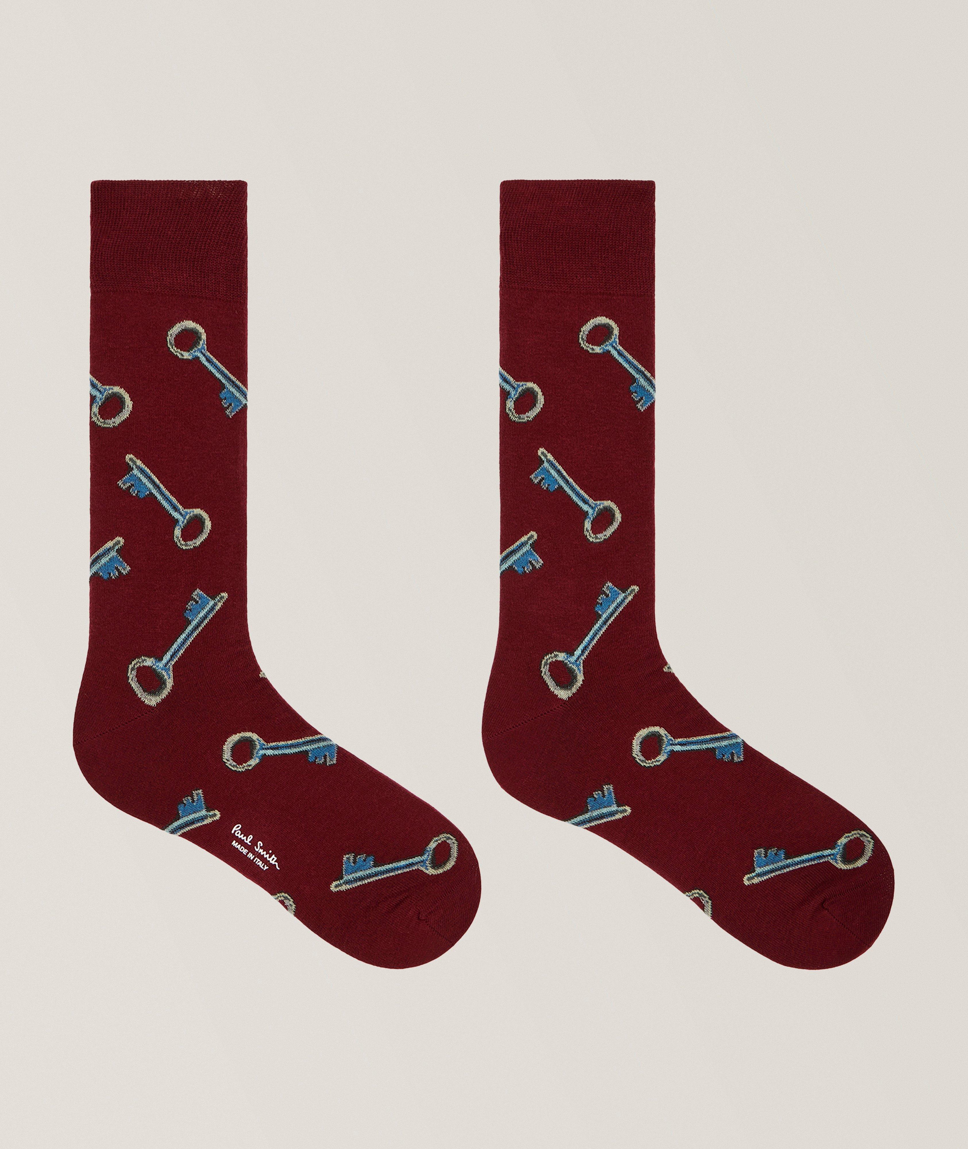 Keys Stretch-Cotton Socks image 1