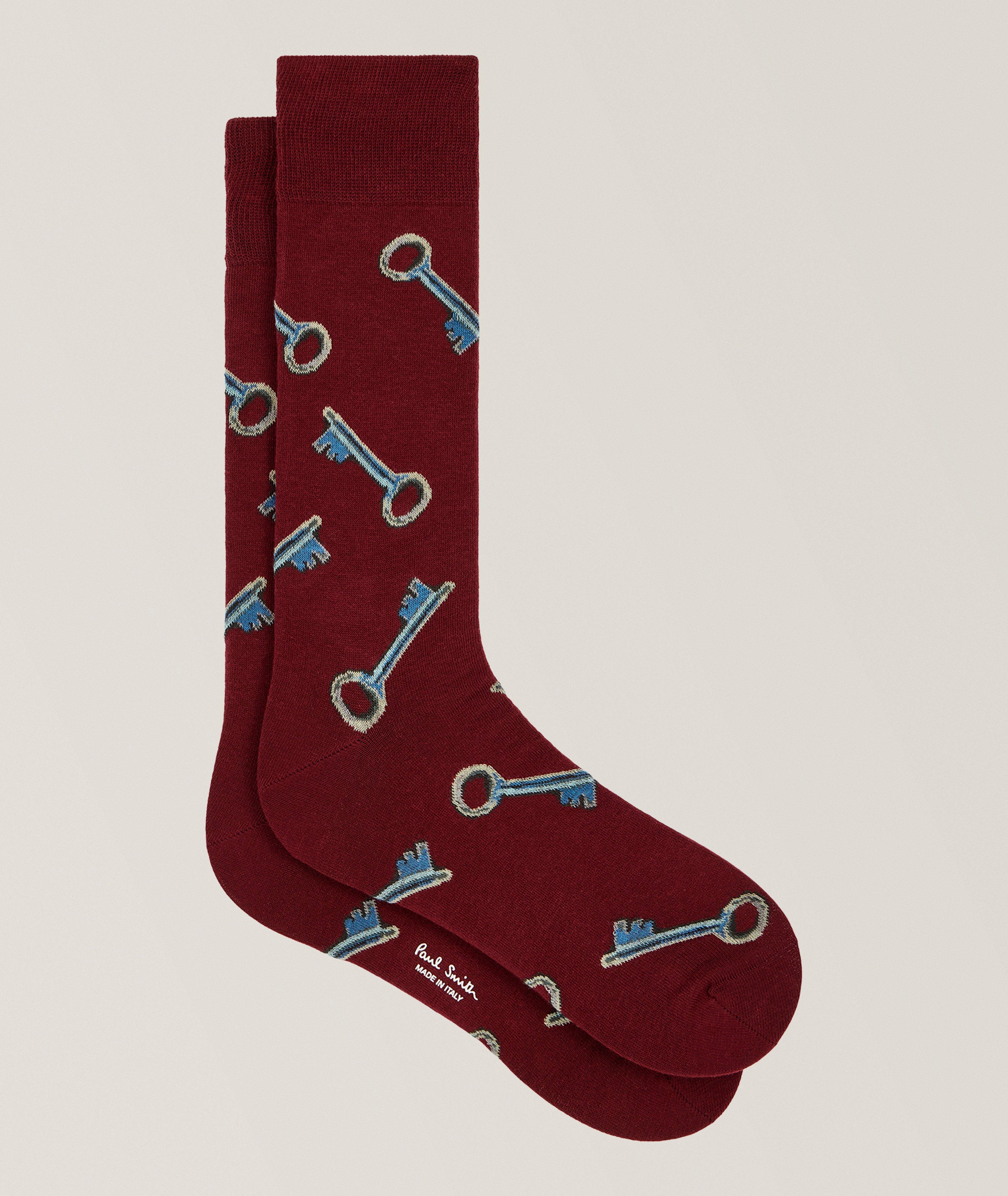 Keys Stretch-Cotton Socks image 0