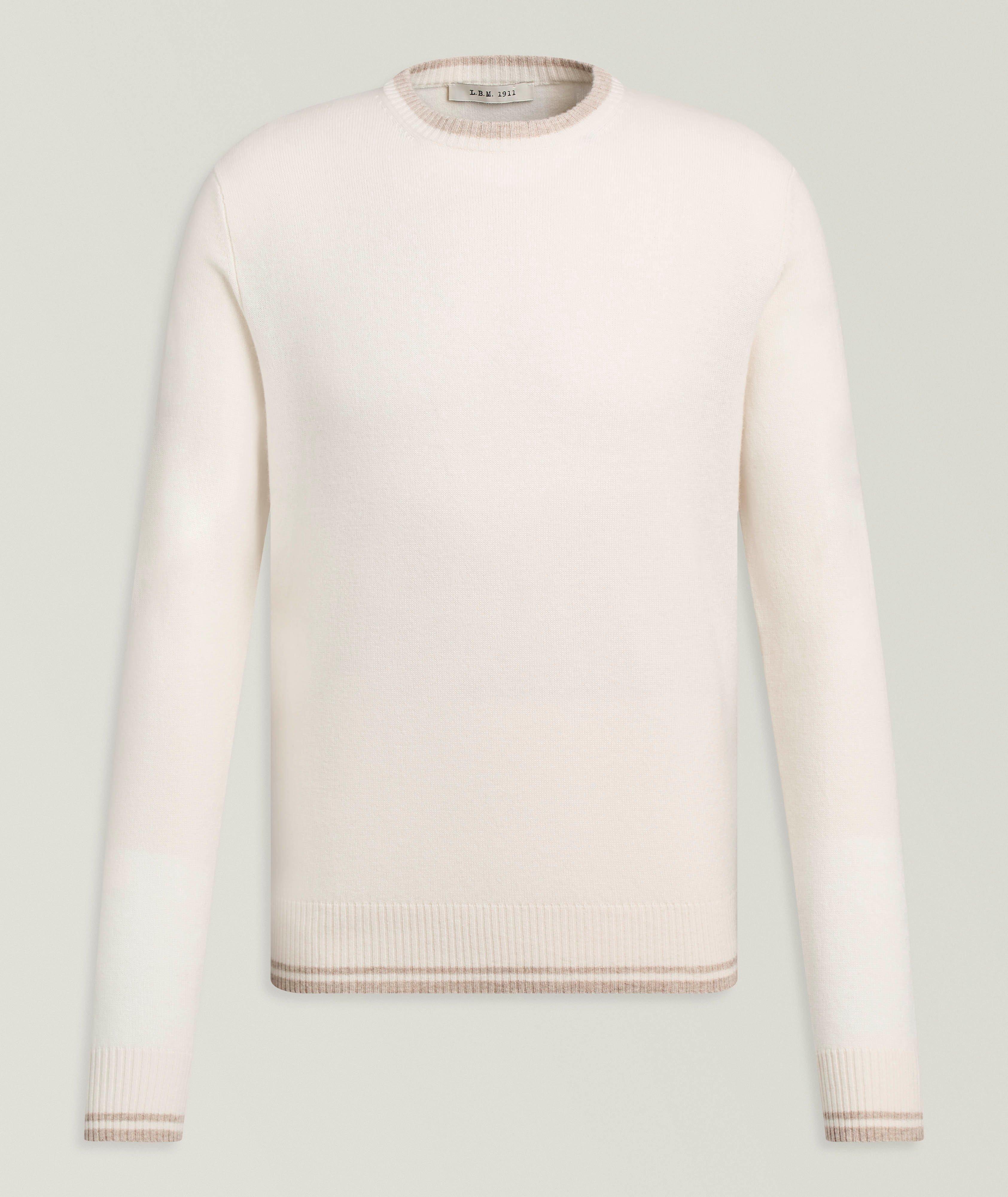 L.B.M. 1911 Tipped Virgin Wool-Cashmere Sweater