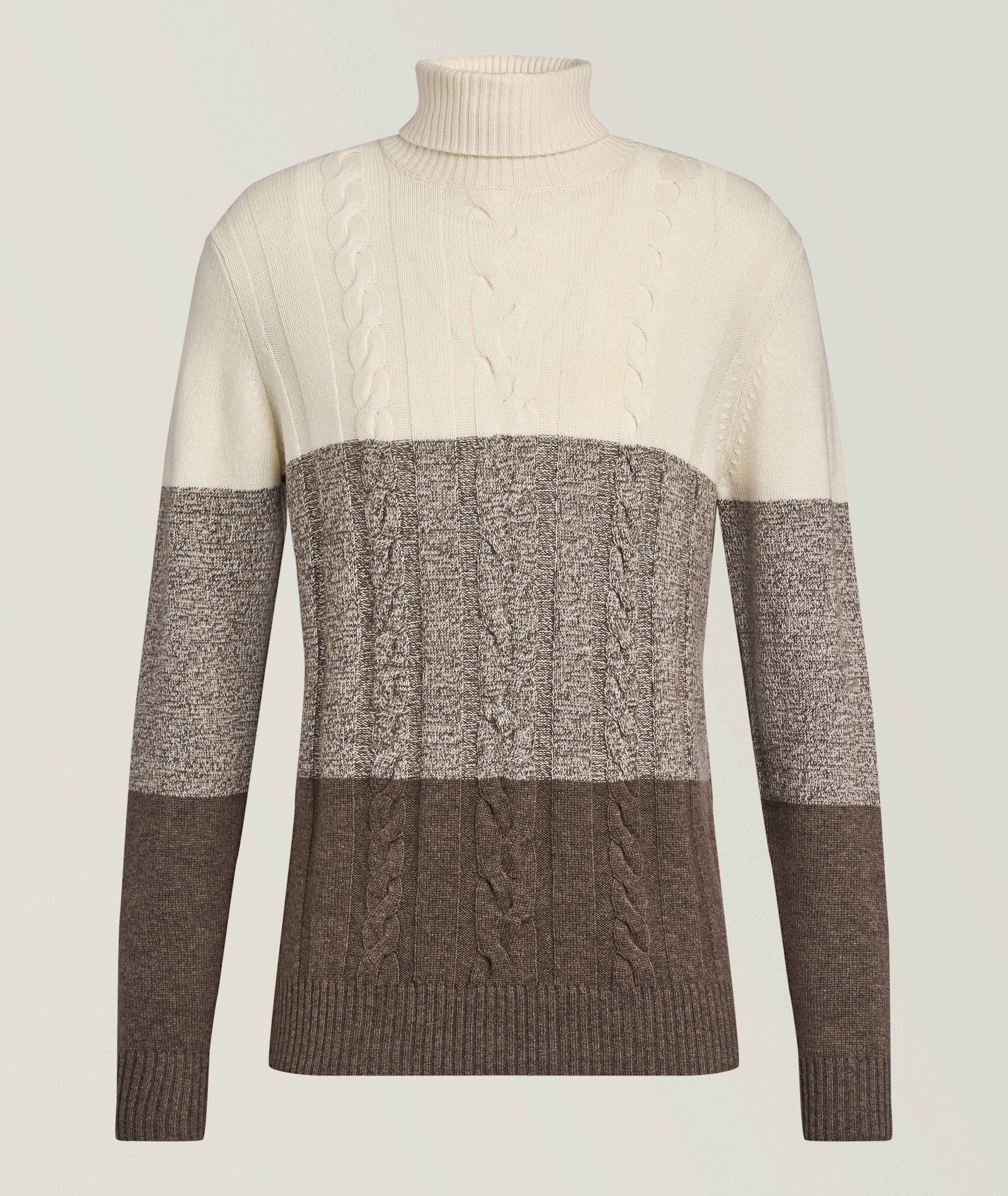 Colourblock Wool-Cashmere Sweater image 0