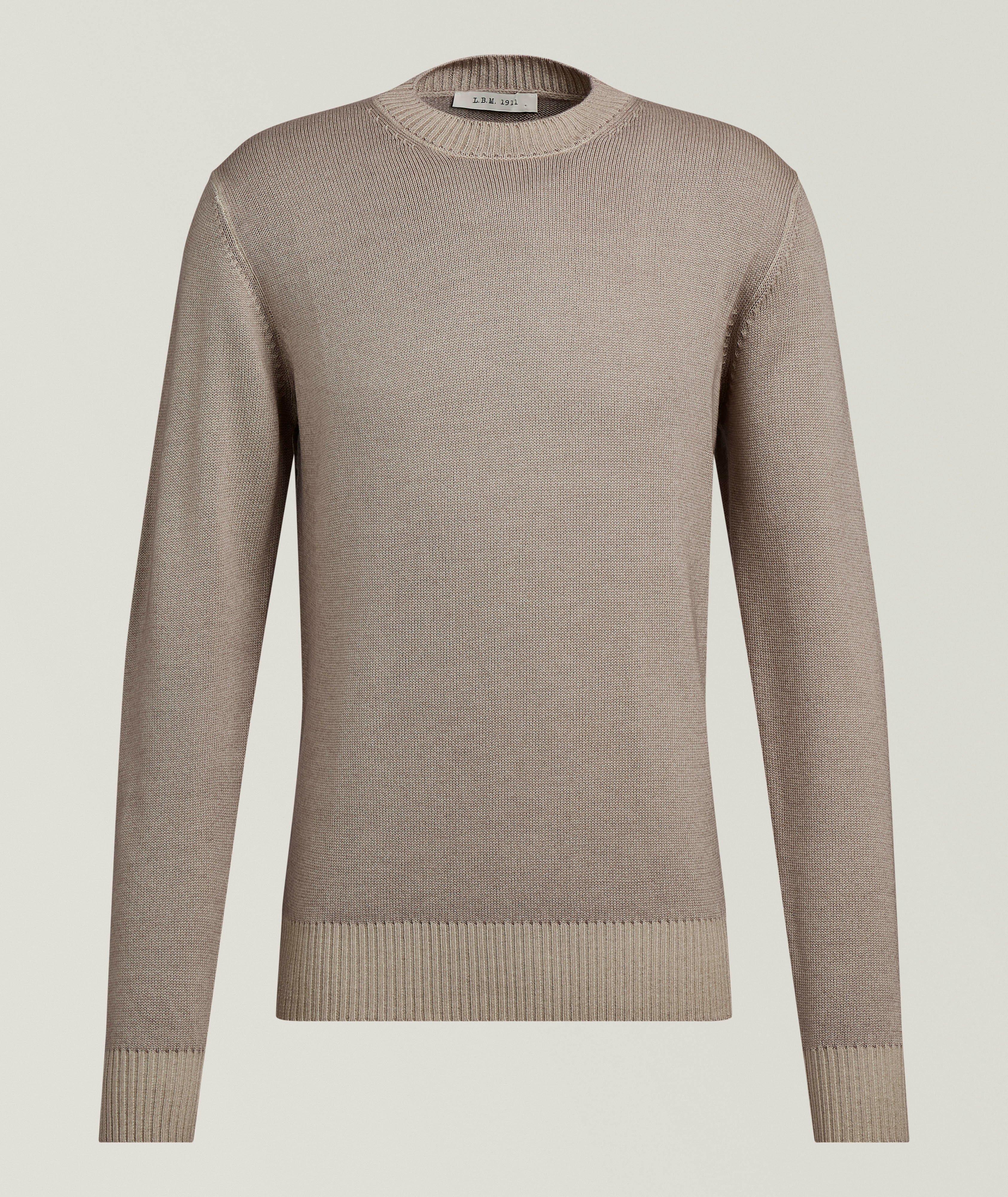 L.B.M. 1911 Garment-Dyed Virgin Wool Sweater 