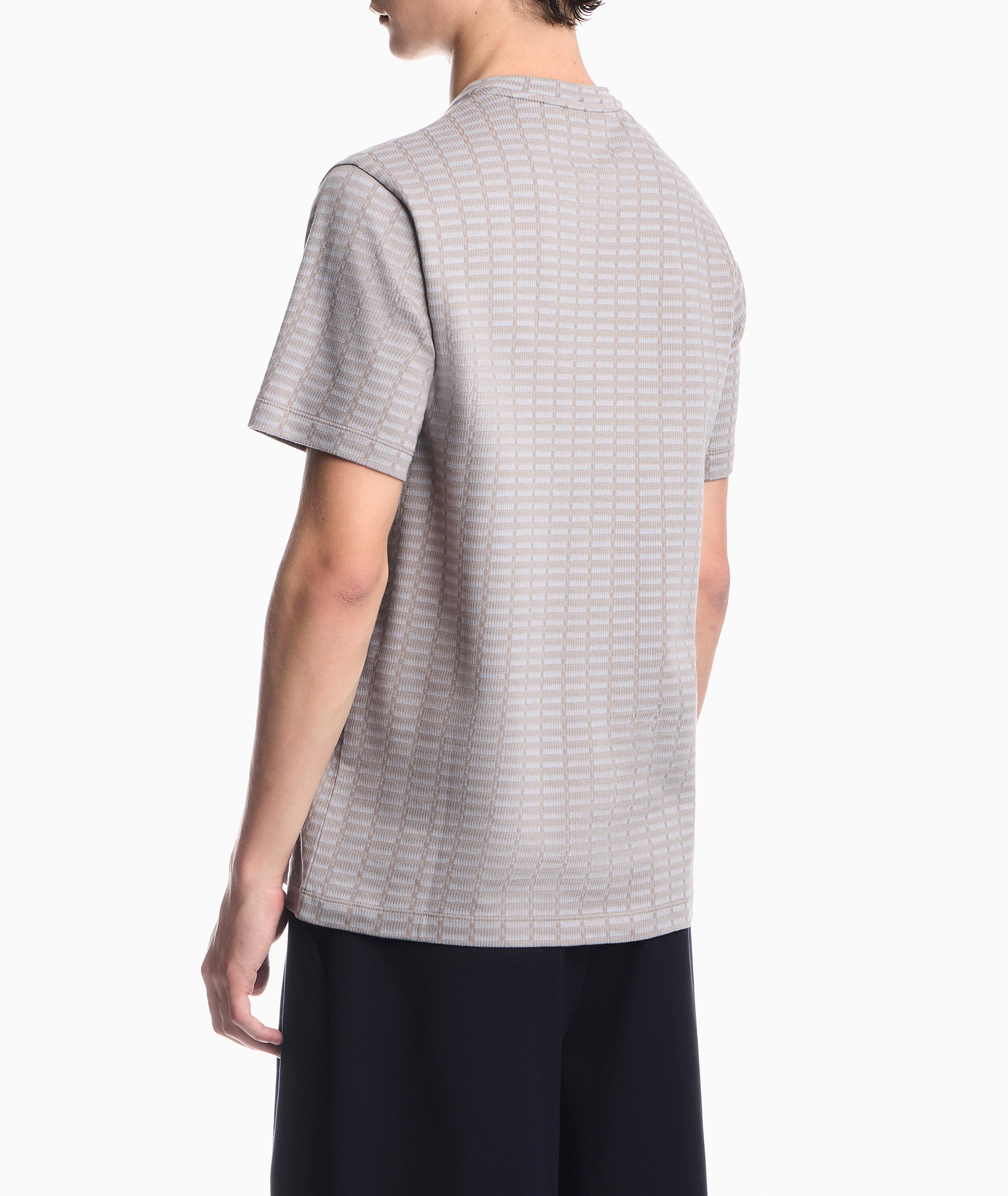 T-shirt effet-tricot jersey jacquard image 2