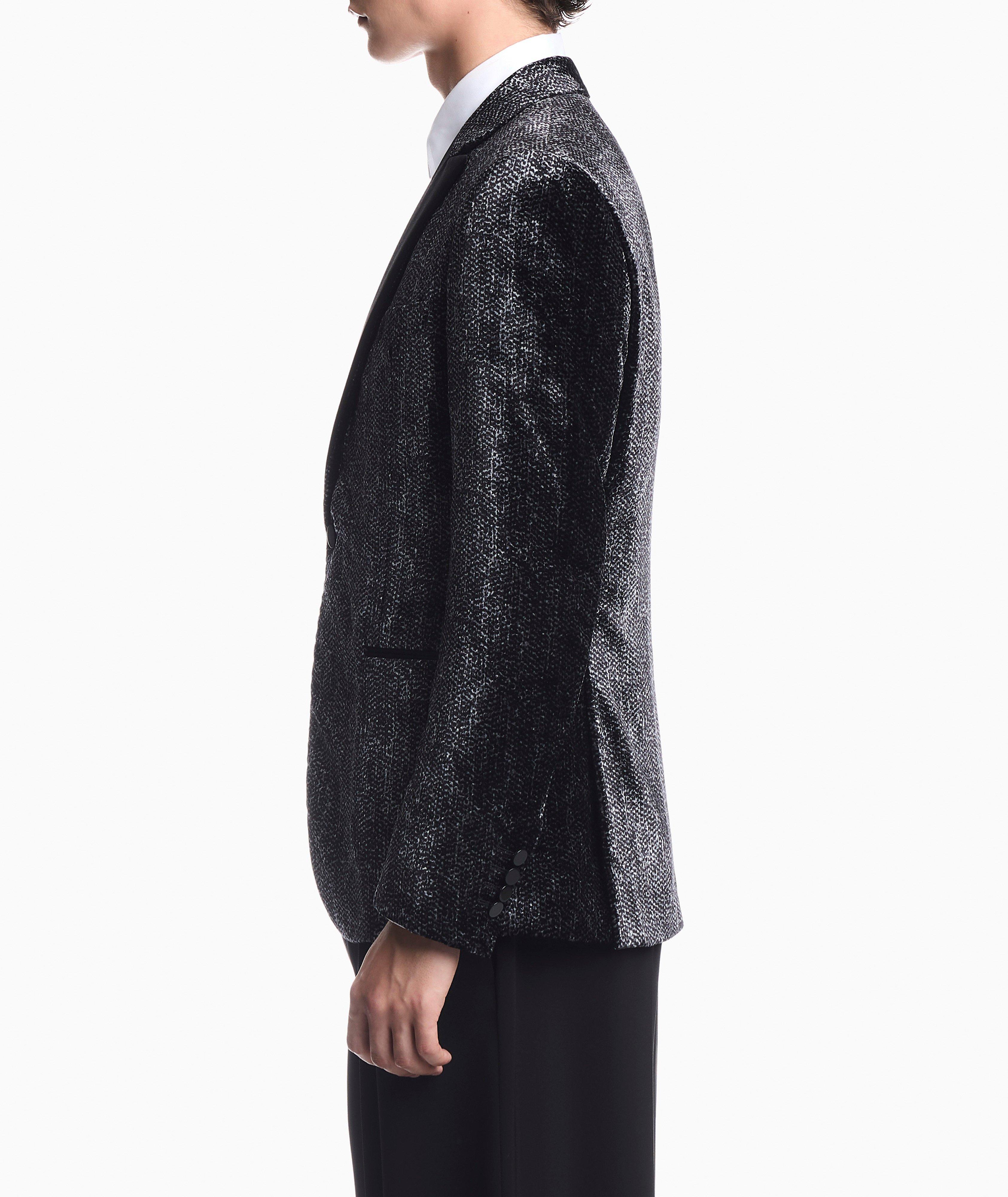 Frozen Print Velvet Tuxedo Jacket image 5