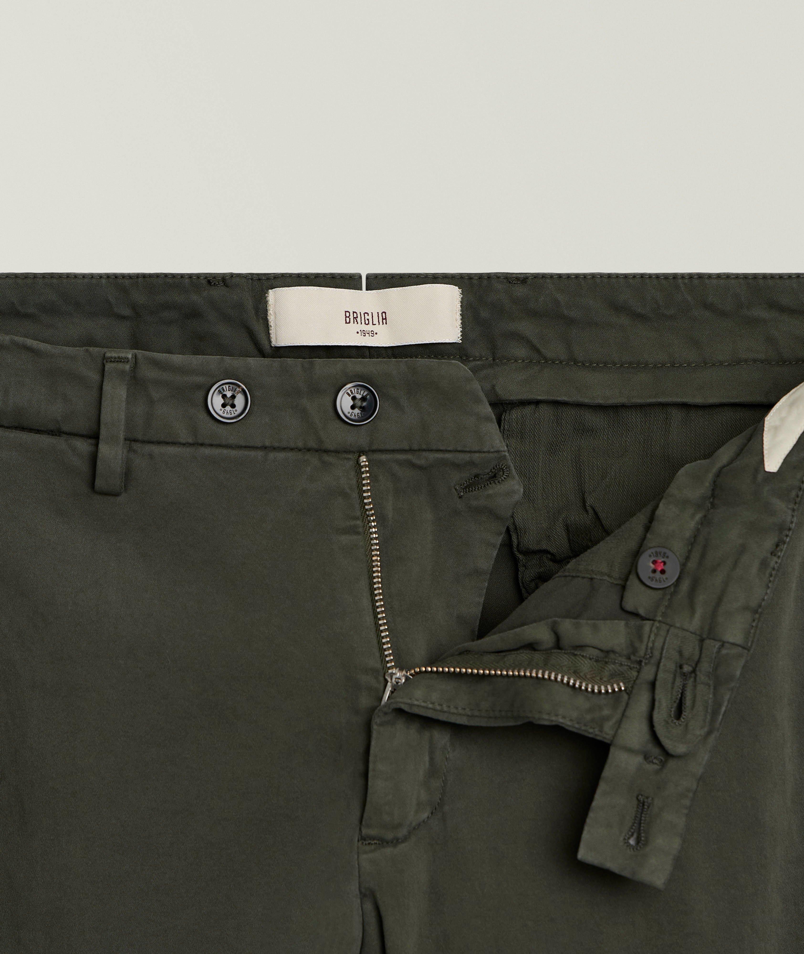 Pantalon coton-extensible devant-lisse image 1