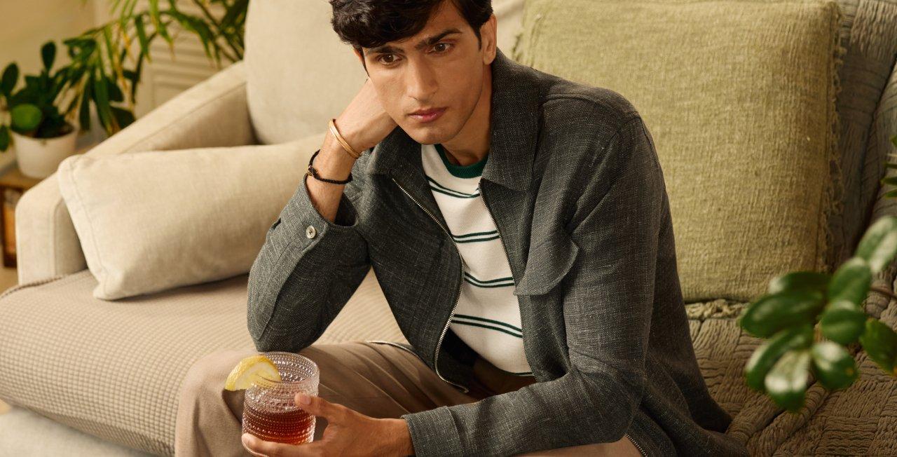 Marco Pescarolo Wool-Linen Blend Shirt Jacket | Coats | Harry Rosen