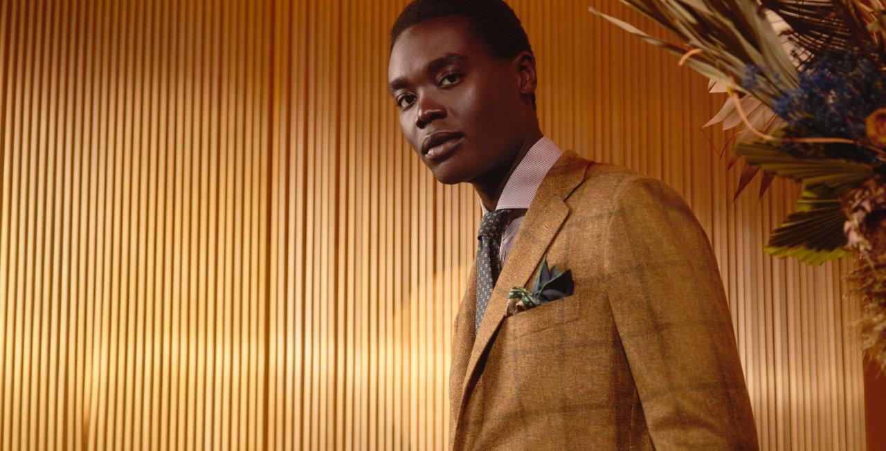 Kiton Houndstooth Cashmere-Blend Sport Jacket | Sport Jackets