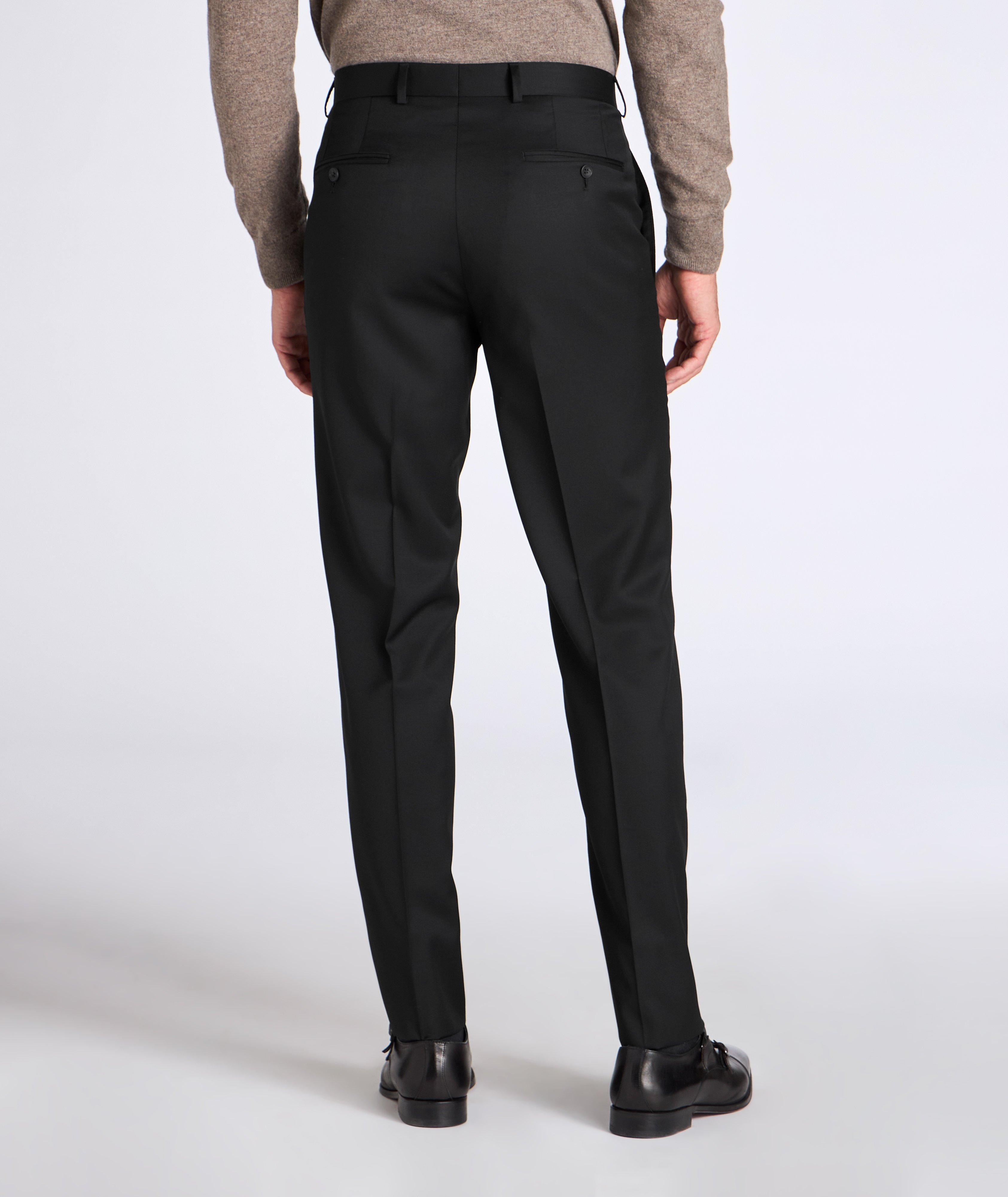 Pantalon habillé en laine de coupe contemporaine image 2