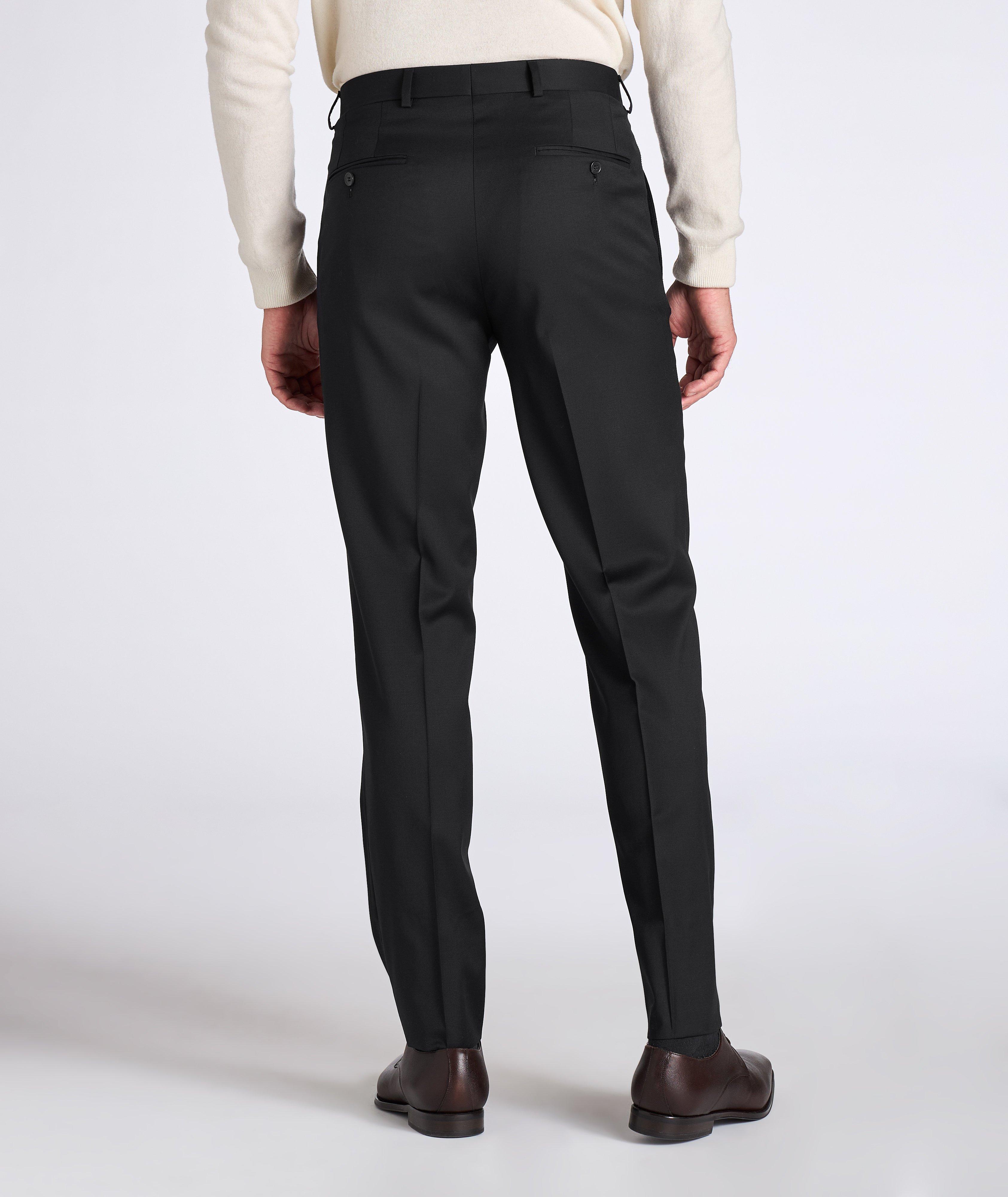 Wine Brushed Cotton Trousers – Samuelsohn