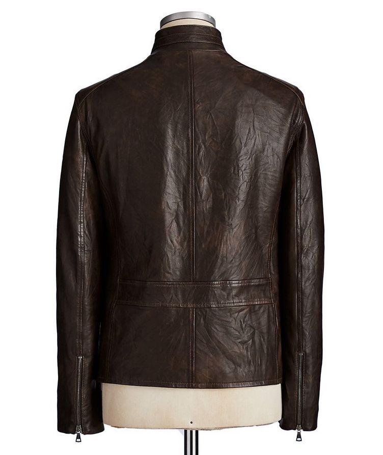 Leather Moto Jacket image 2