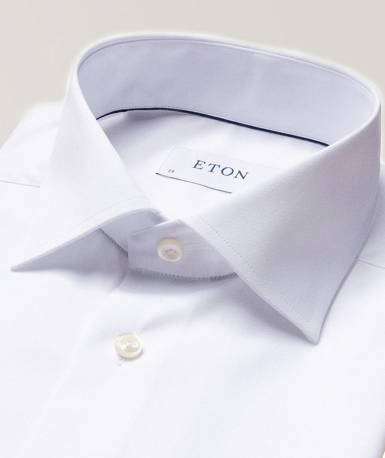 Contemporary-Fit Twill Dress Shirt with French Cuff image 4