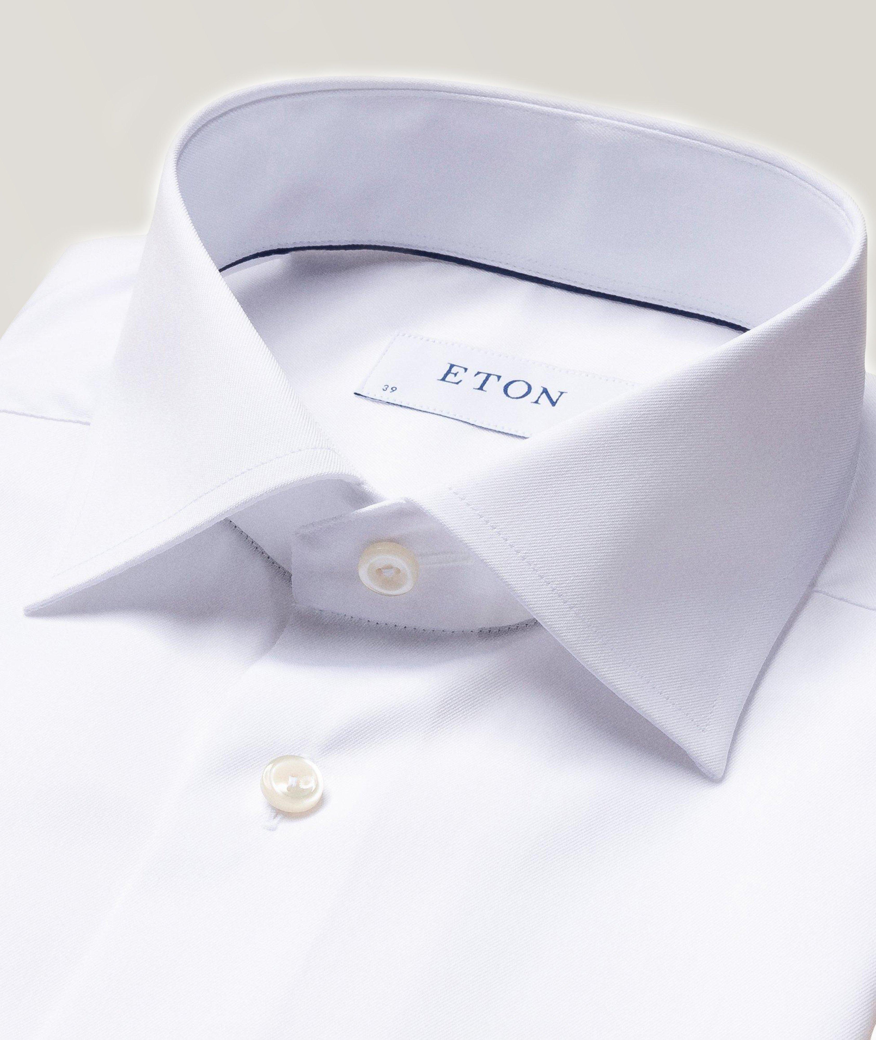 Contemporary-Fit Twill Dress Shirt image 4
