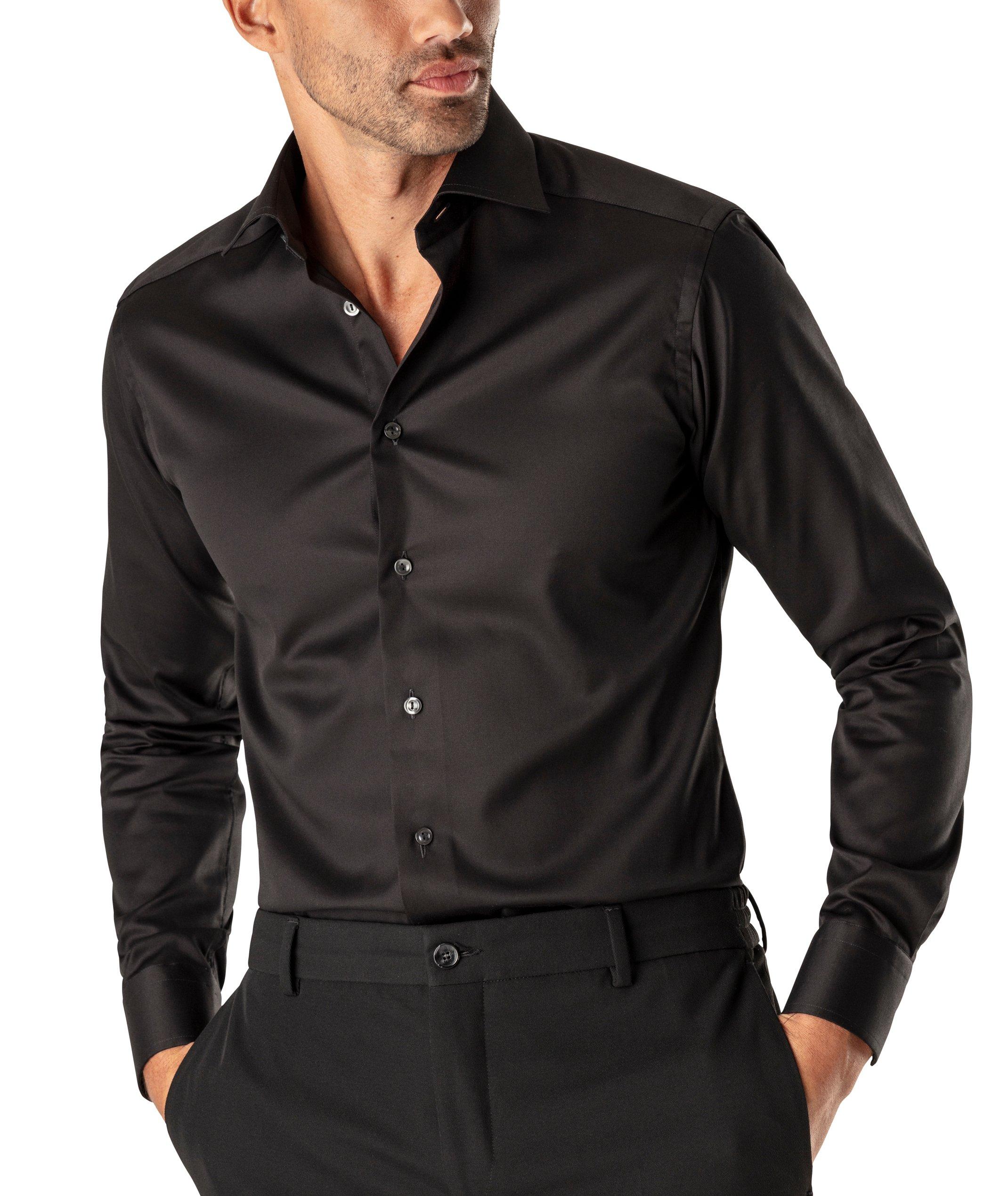 Chemise habillée en twill de coupe amincie image 1