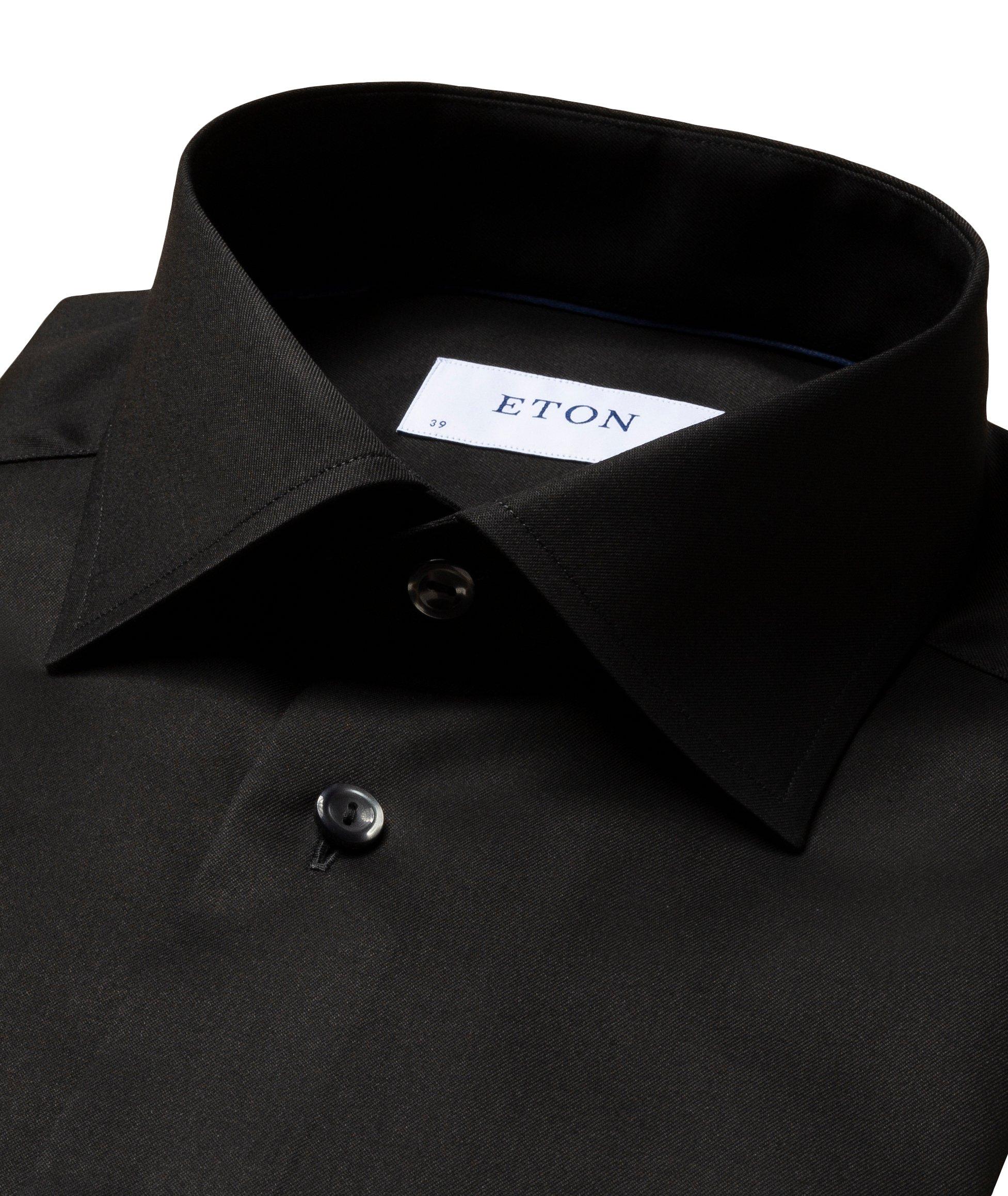 Black Tuxedo Shirt - Evening Cut Away - Eton