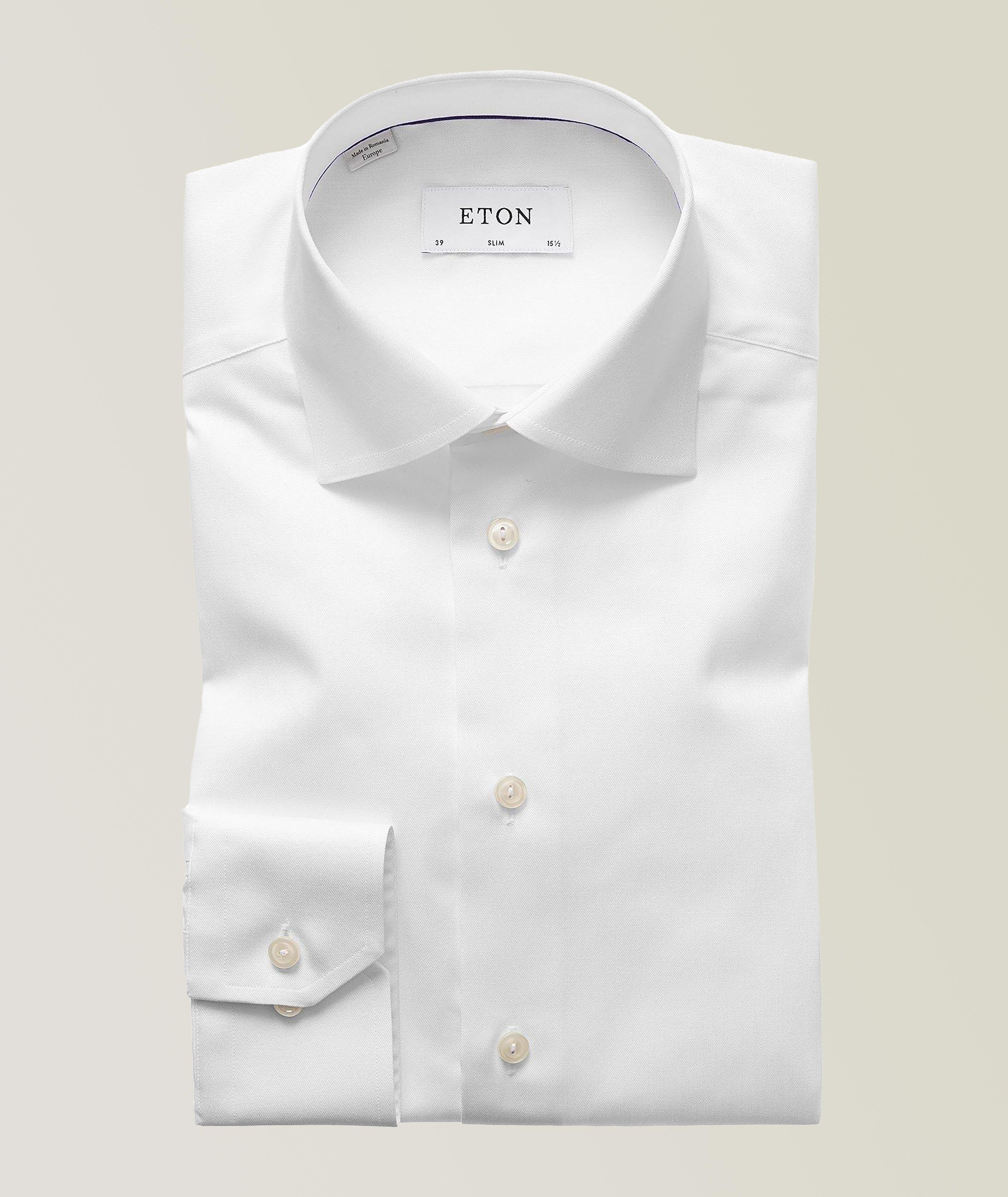 Slim-Fit Twill Dress Shirt image 0