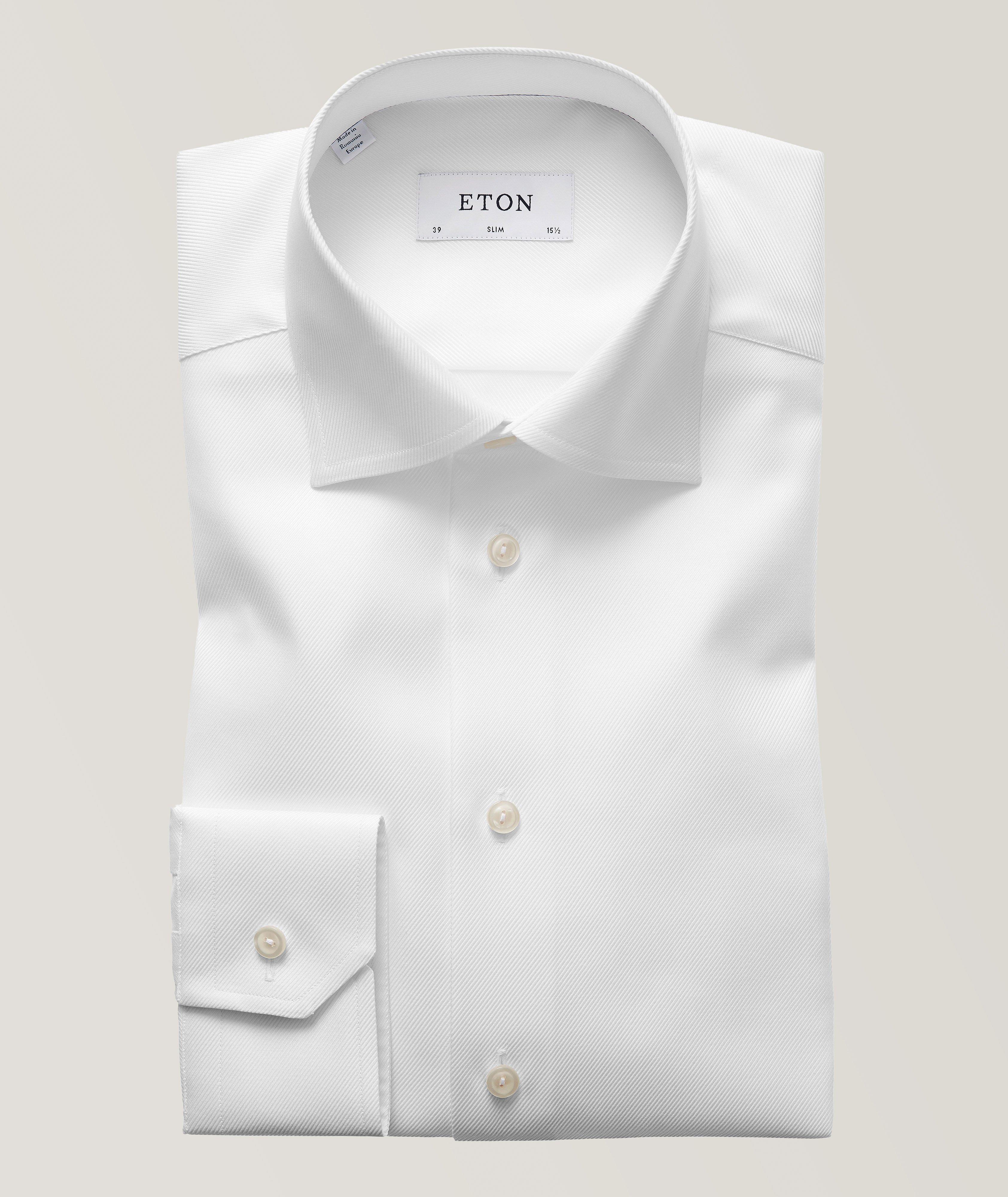 Slim-Fit Twill Dress Shirt image 0