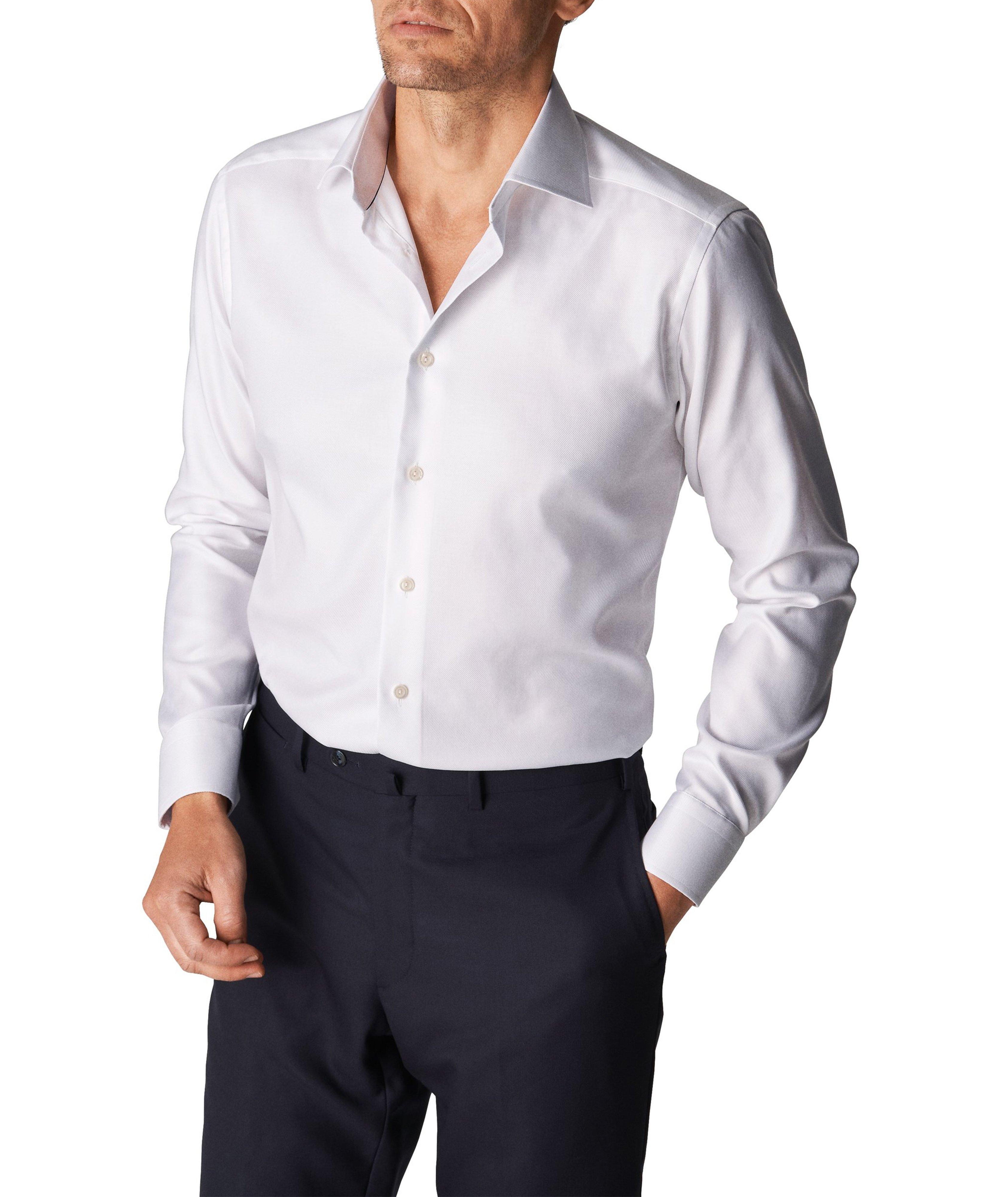 Slim-Fit Twill Dress Shirt image 1