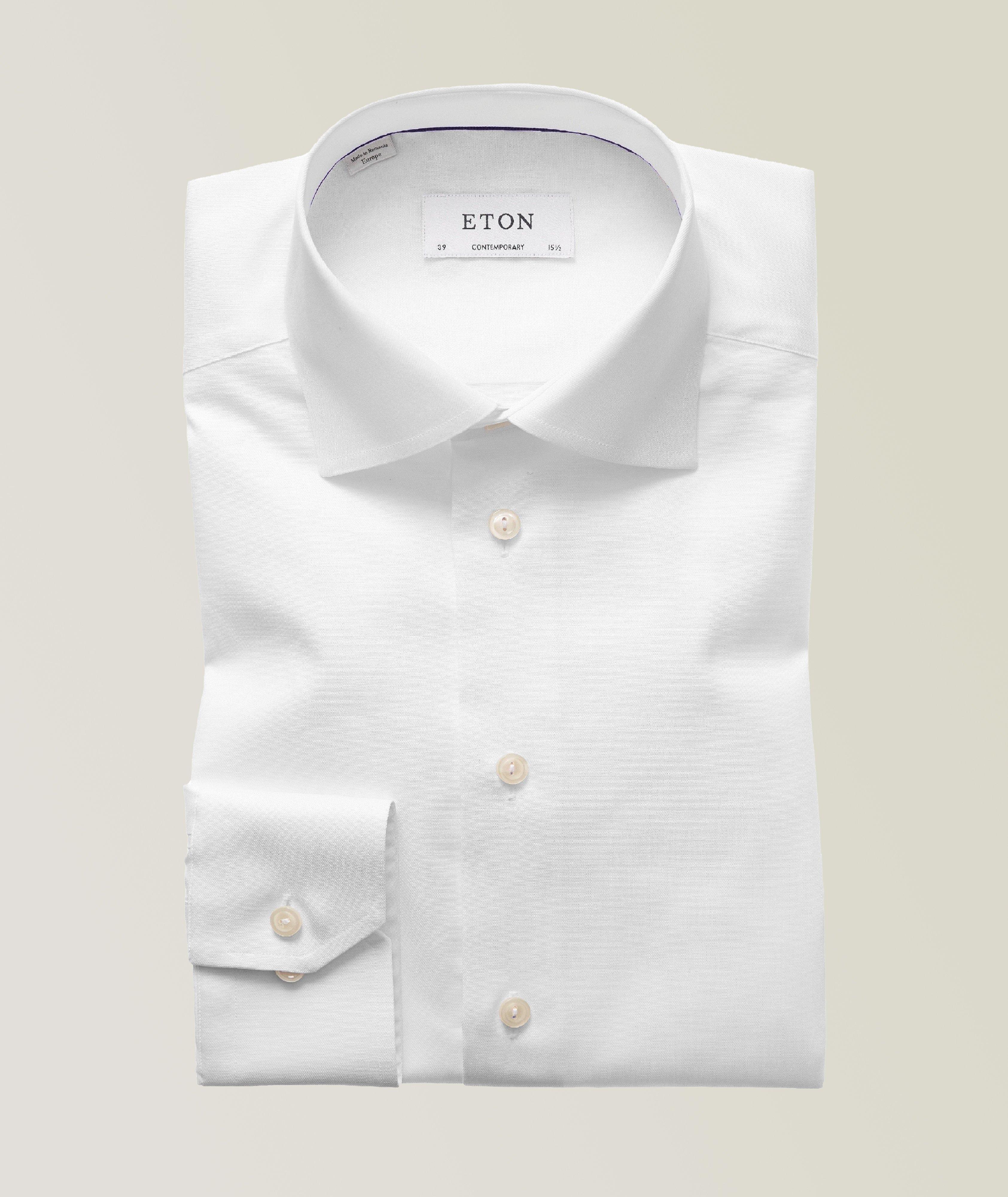 Eton Chemise habillée en twill de coupe contemporaine