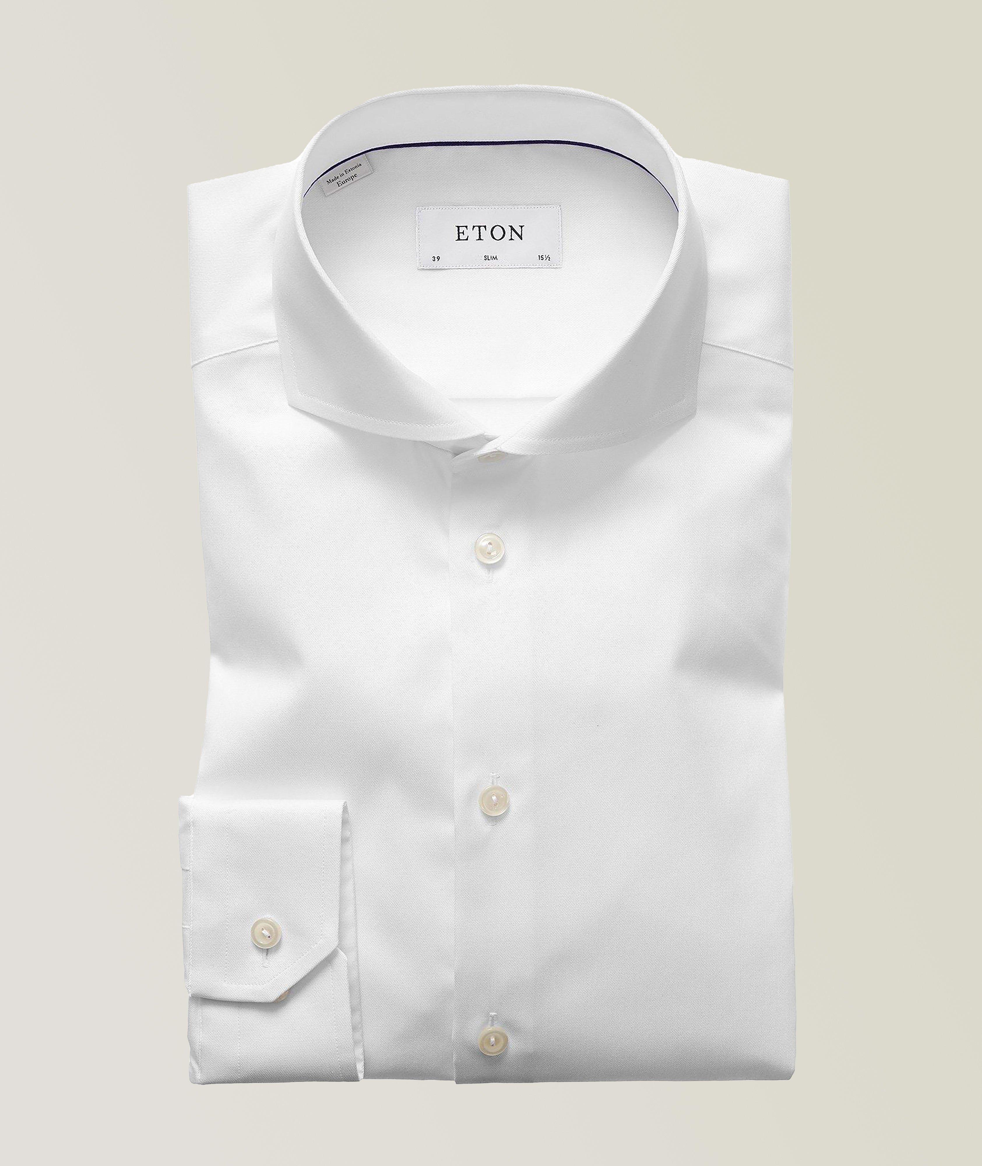 Super Slim-Fit Twill Dress Shirt image 0