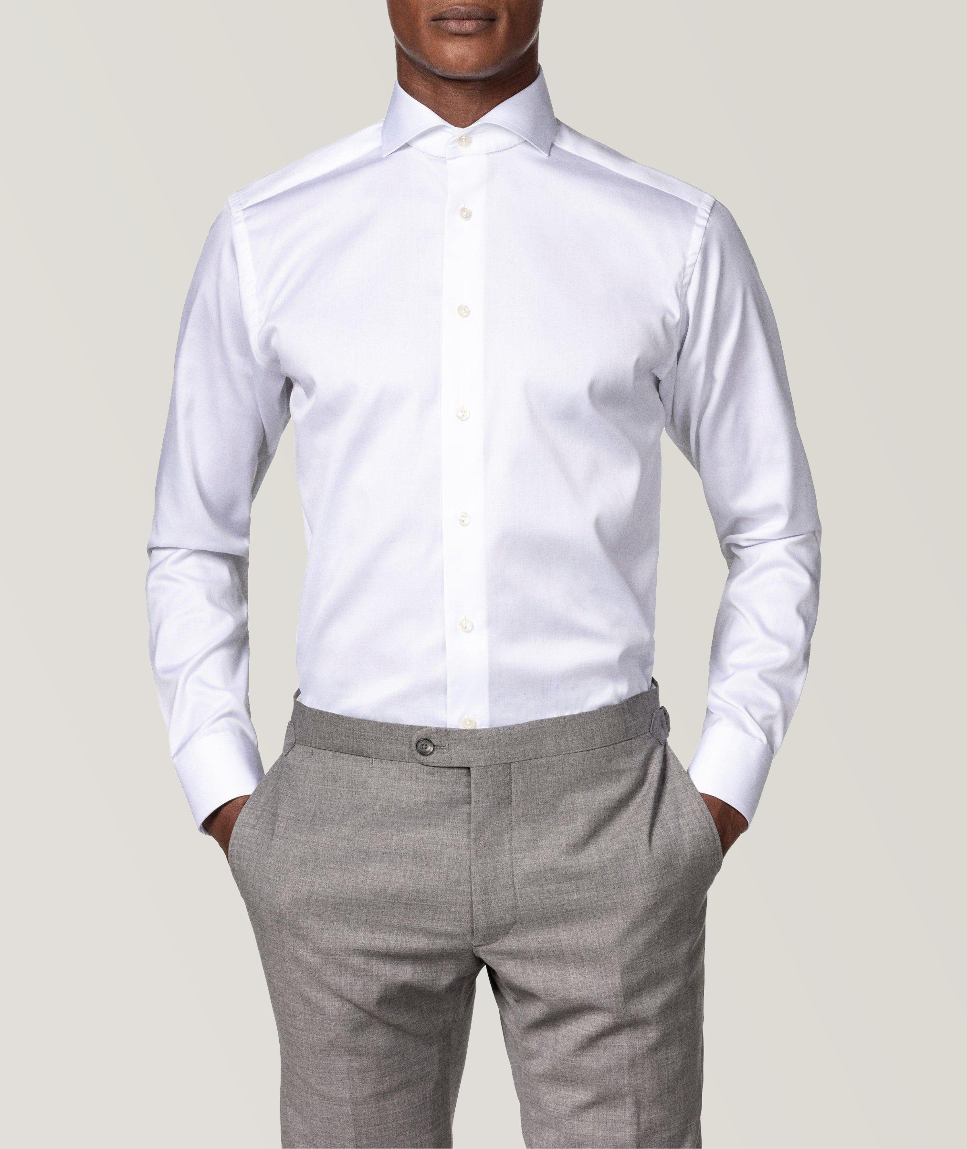 Eton Super Slim-Fit Twill Dress Shirt, Dress Shirts