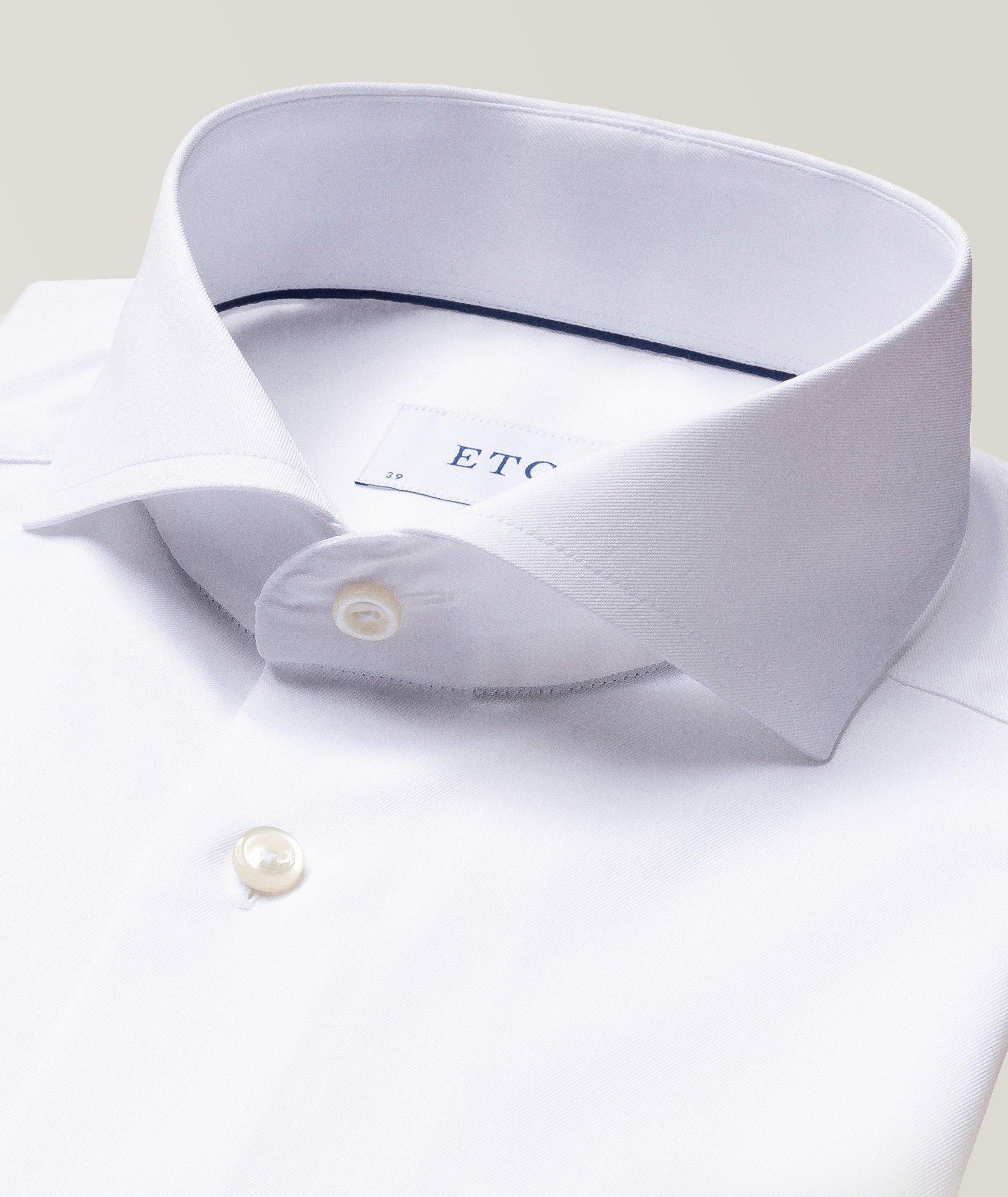 Buy BOSS Super-Flex Shirt with Cut-Away Collar, White Color Men