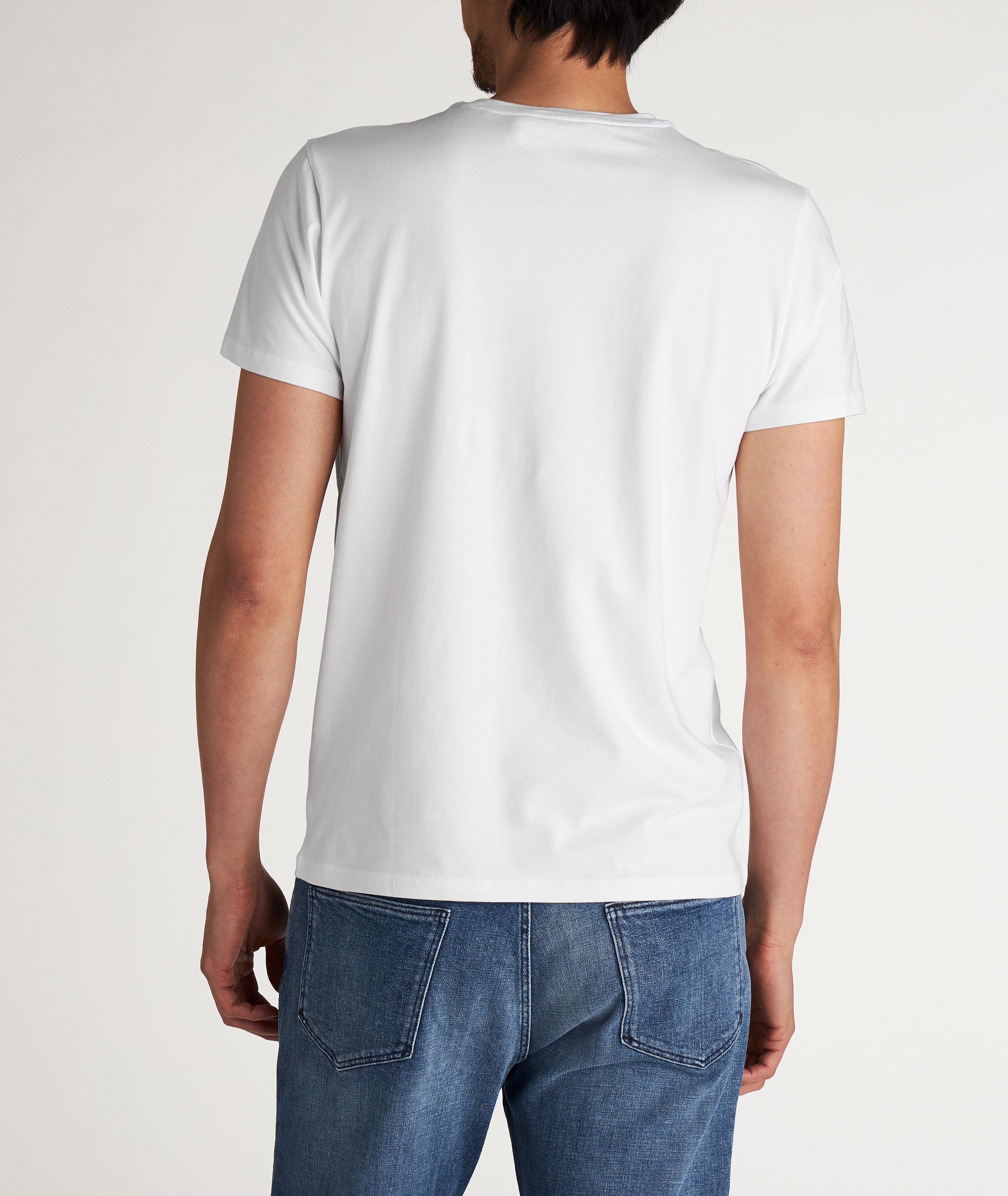 Pima Stretch-Cotton Crewneck T-Shirt image 1