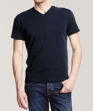 PATRICK ASSARAF T-shirt en coton extensible