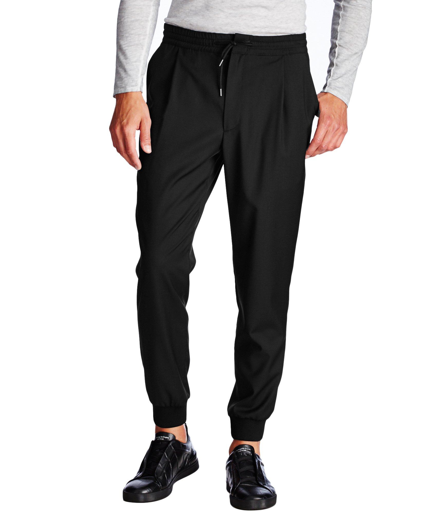 Pleated Wool Joggers  image 0
