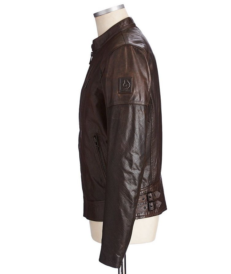 Moreland Perforated Leather Jacket image 2