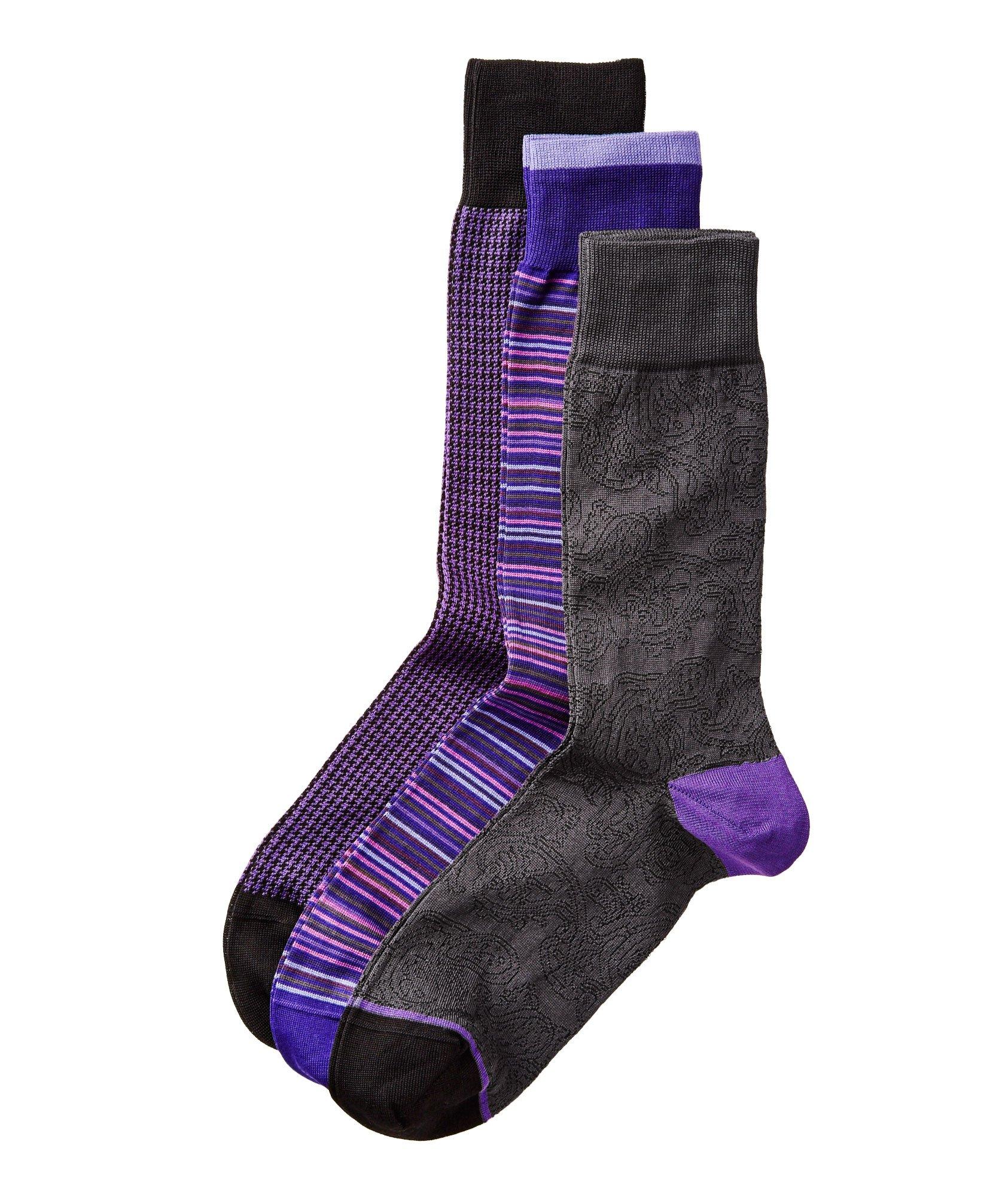 Three Pack Multi-Coloured Socks  image 0