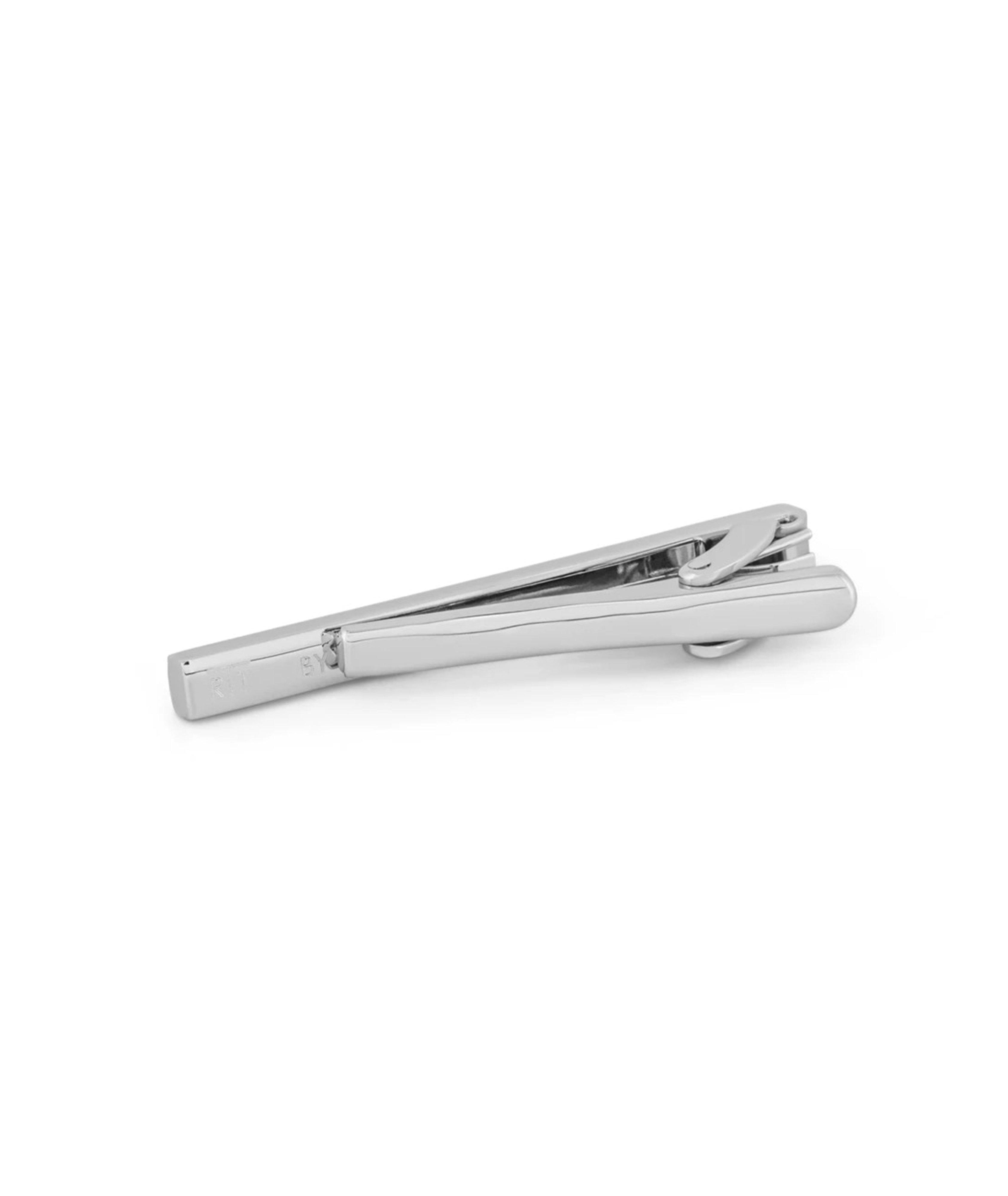 Pince à cravate, rhodium image 1