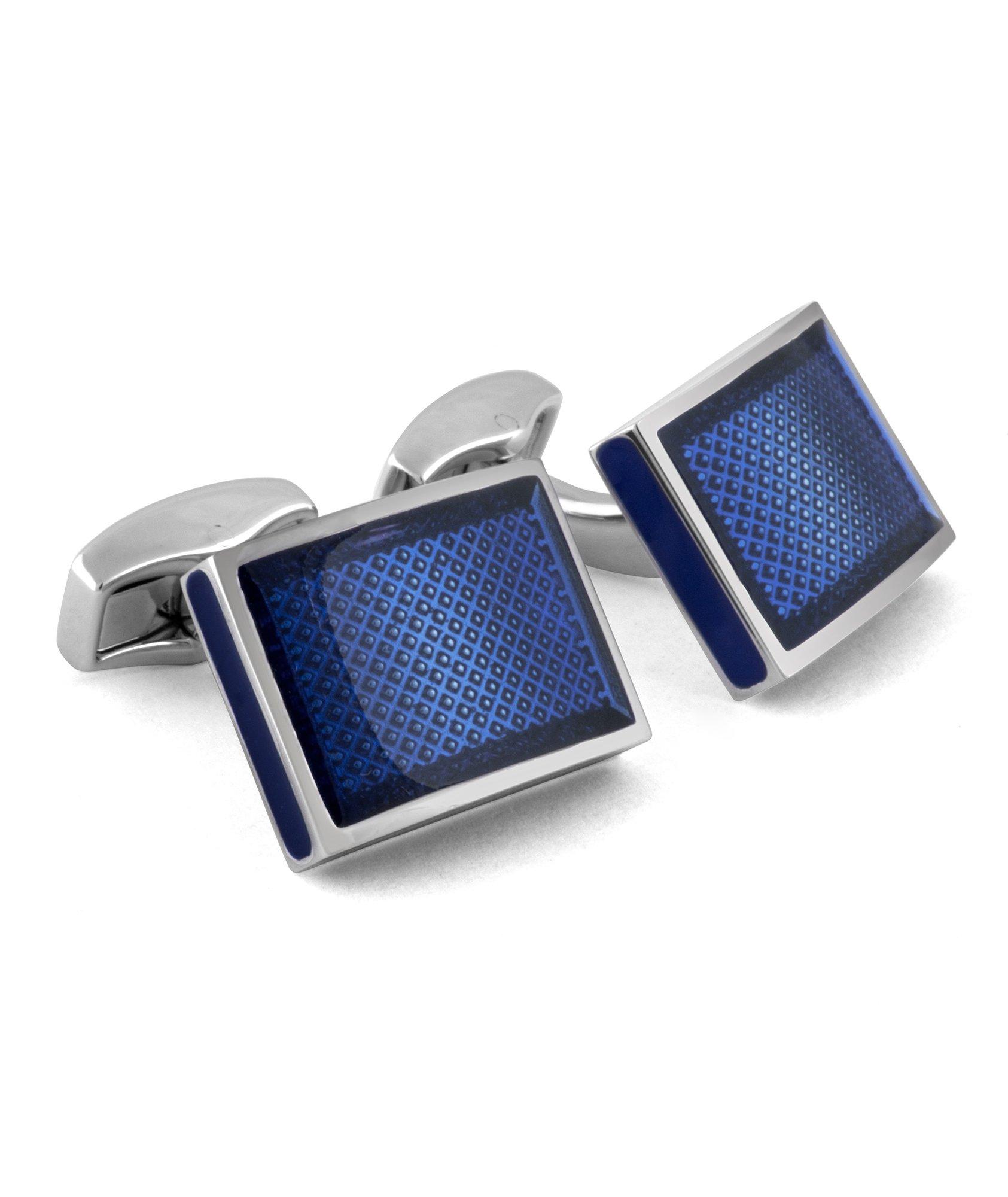 Square D-Shape Cufflinks image 0