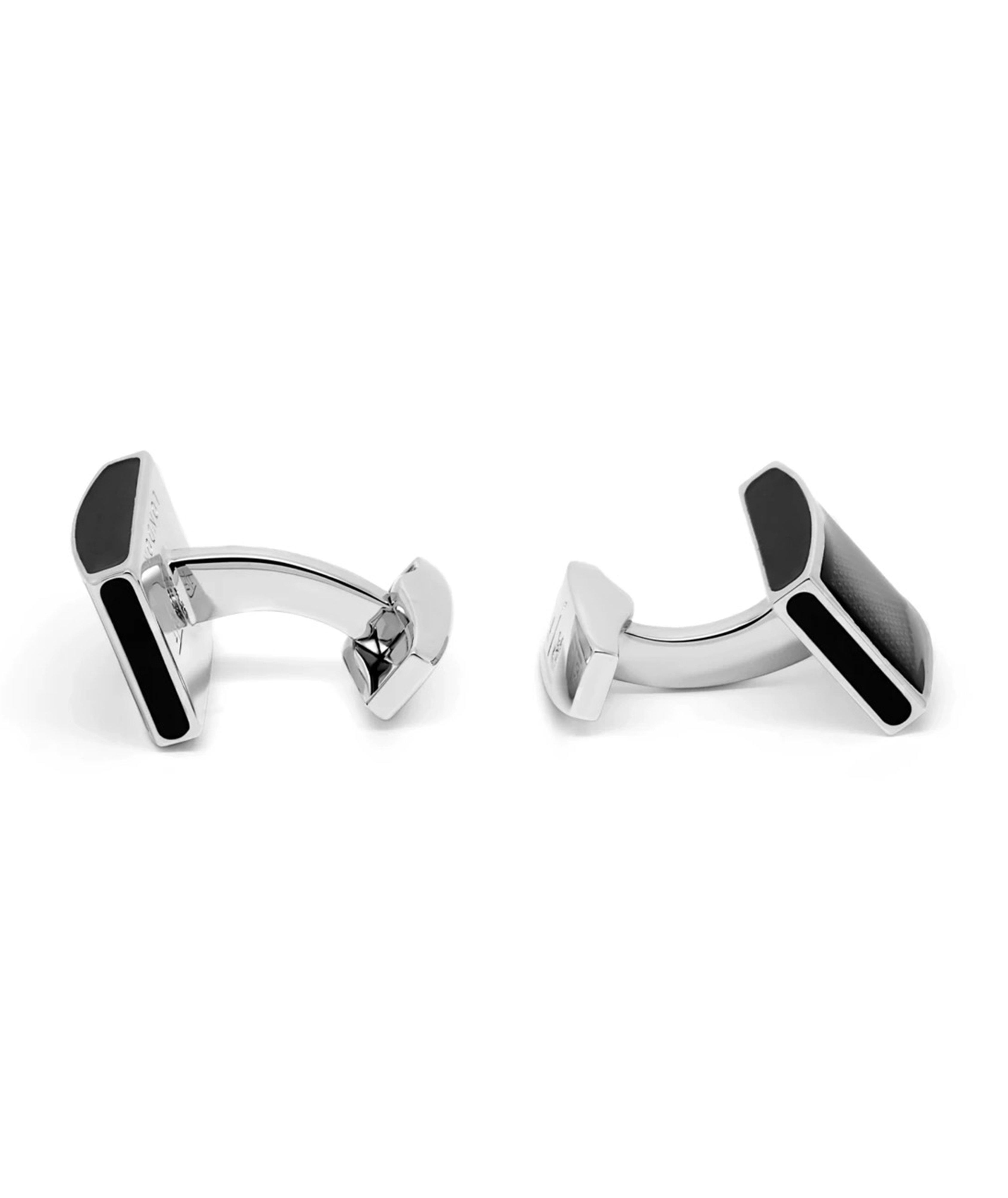 Square D-Shape Cufflinks image 1