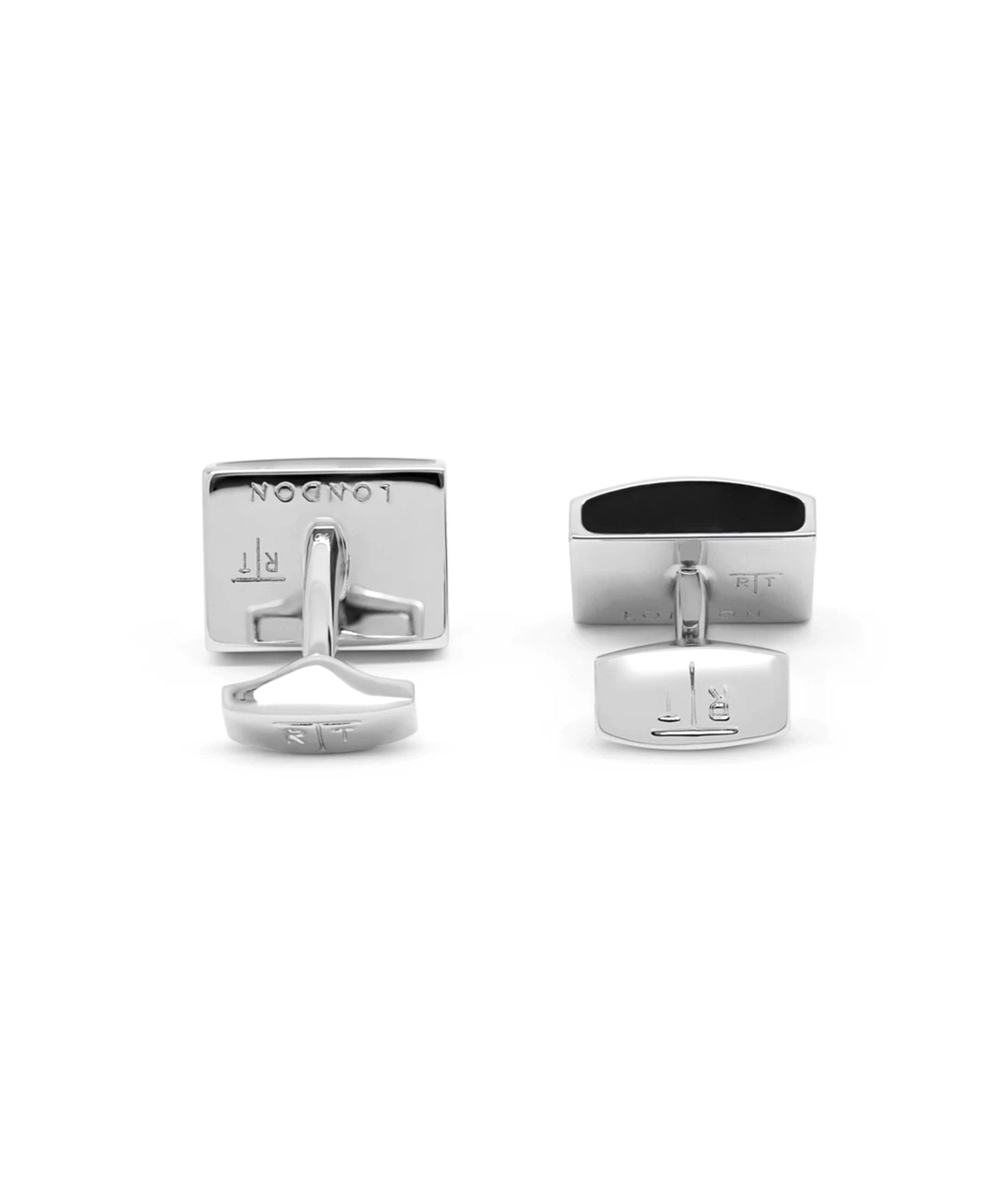 Square D-Shape Cufflinks image 2