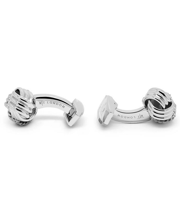 Ribbed Knot Cufflinks image 1