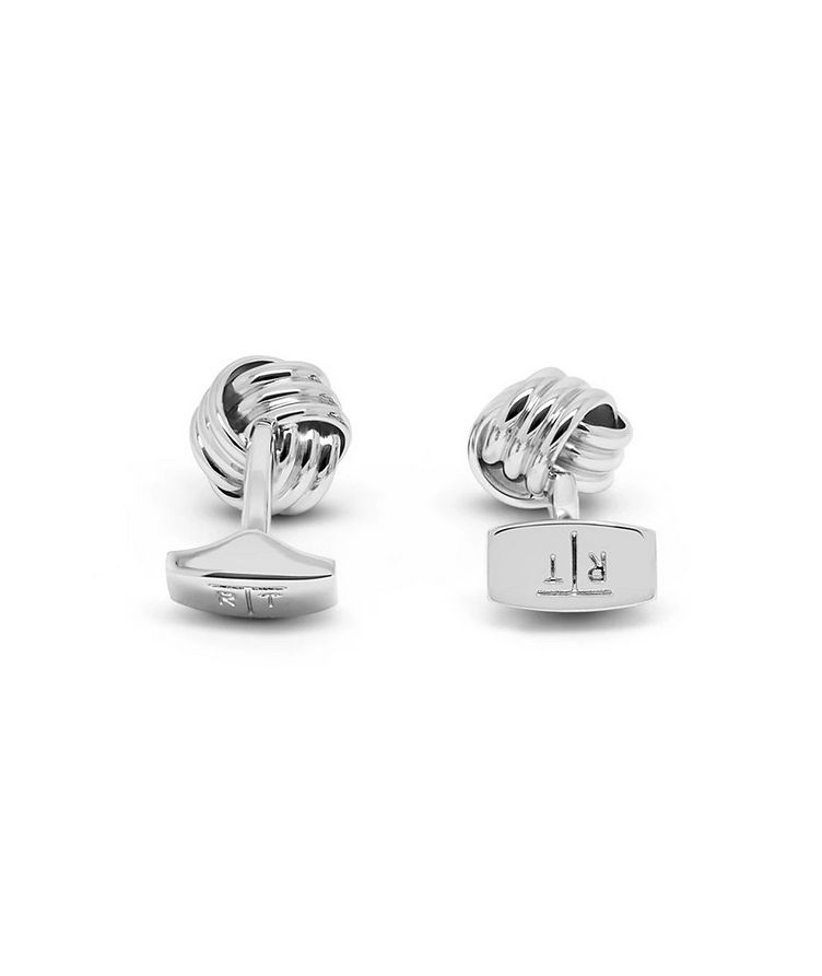 Ribbed Knot Cufflinks image 2