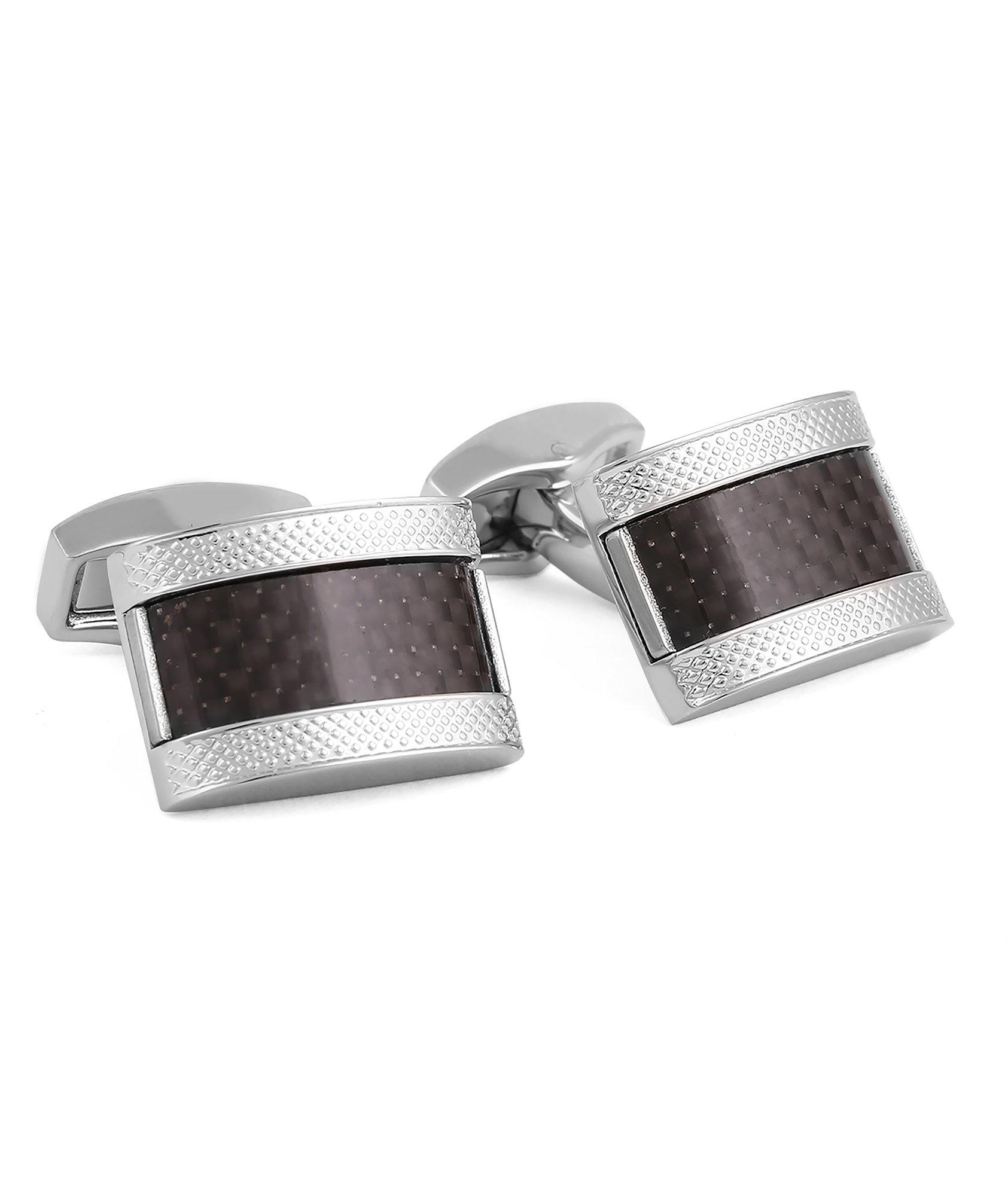 Retangular D-Shape Cufflinks image 0