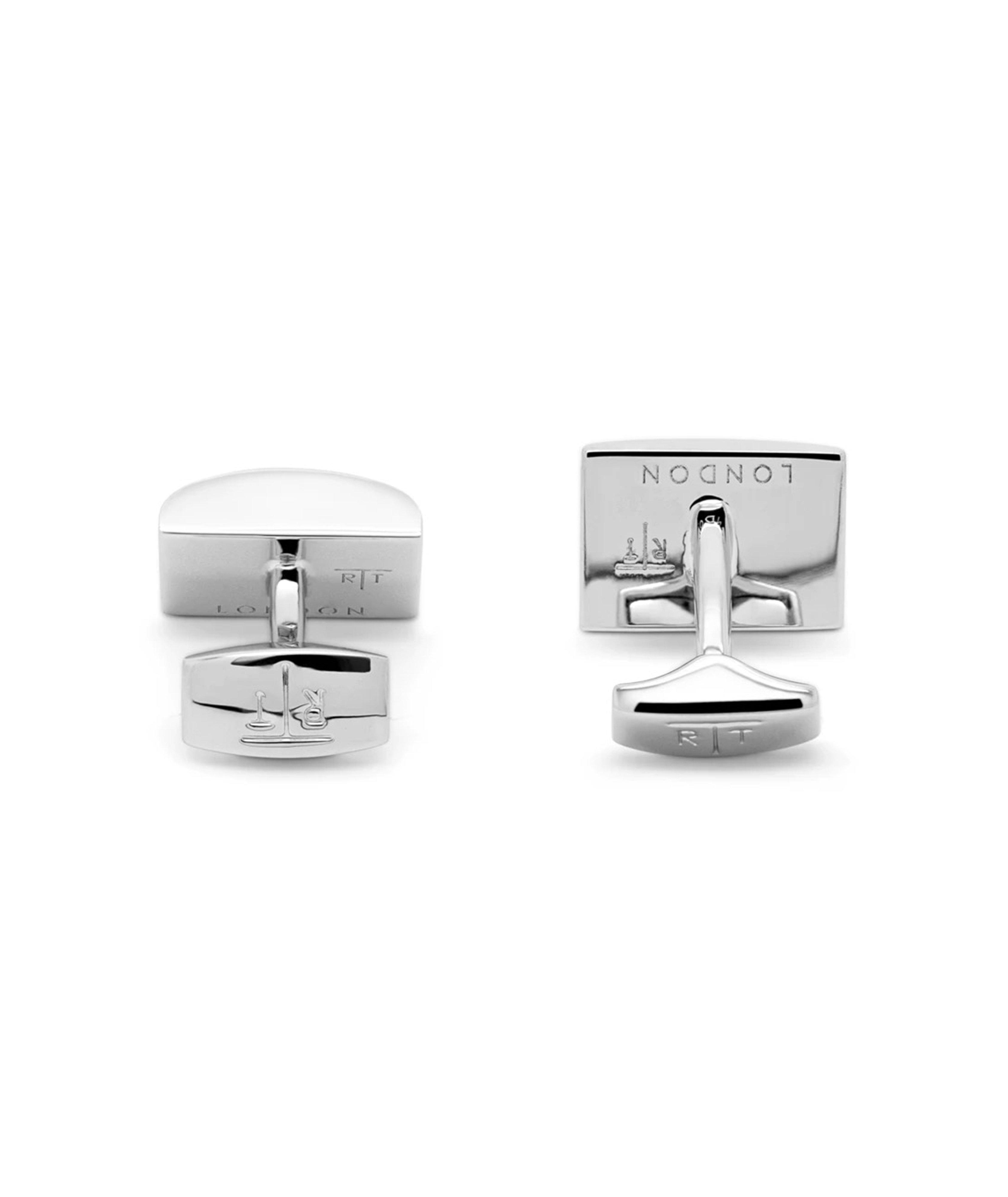 Retangular D-Shape Cufflinks image 2