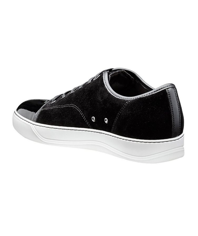Suede & Patent Leather Low-Tops image 1