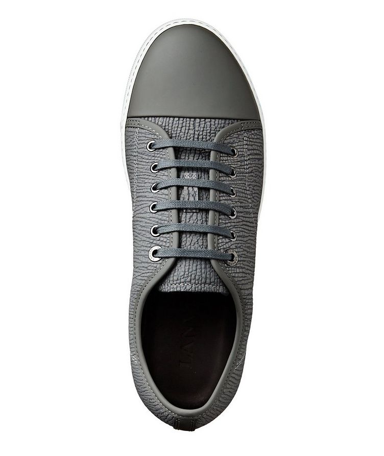Sharkskin Embossed Leather Low-Tops image 2