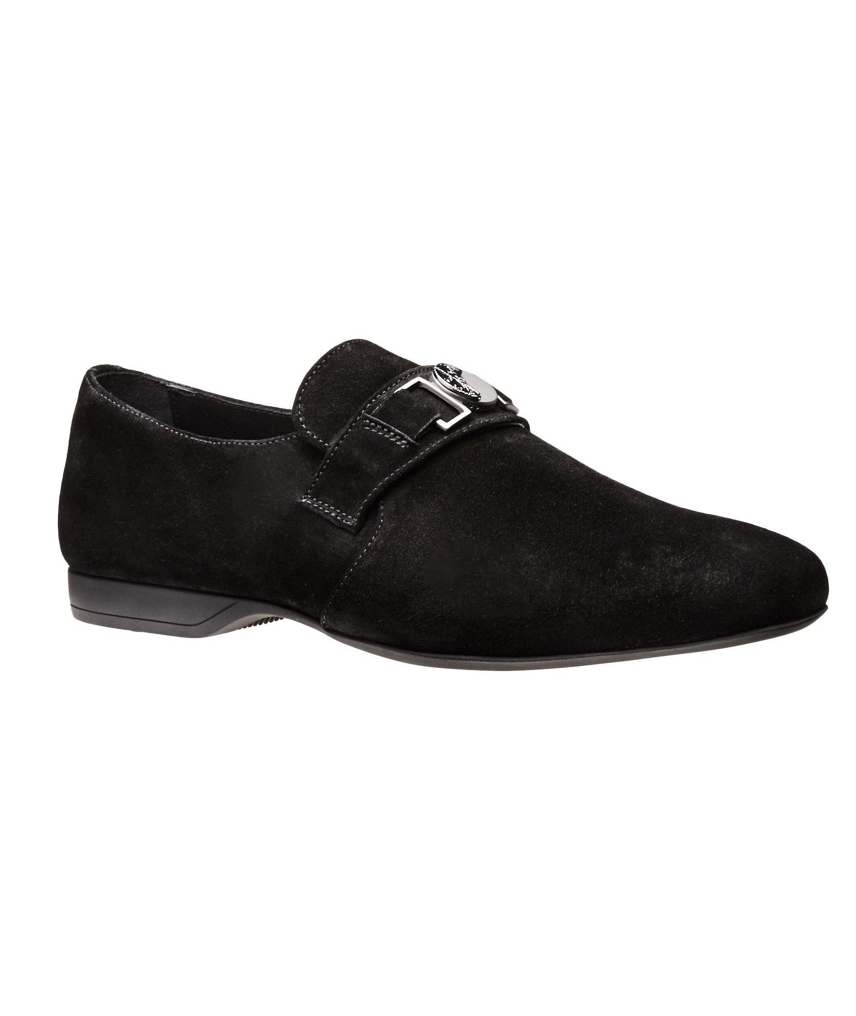 Versace Suede Loafers | Dress Shoes | Harry Rosen